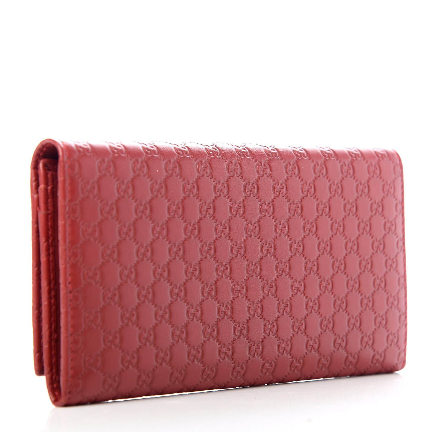 Gucci Soft Microguccissima Continental Wallet Red 3 of 7