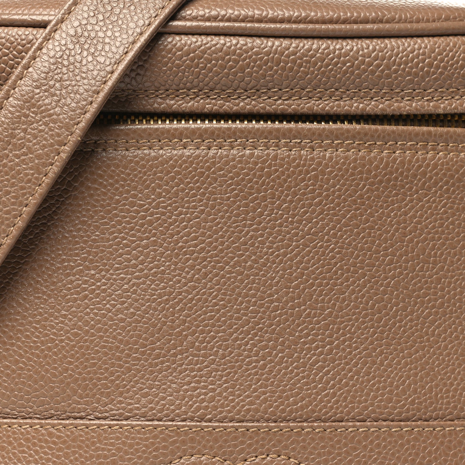 Chanel Caviar Vanity Shoulder Bag Beige 8 of 11