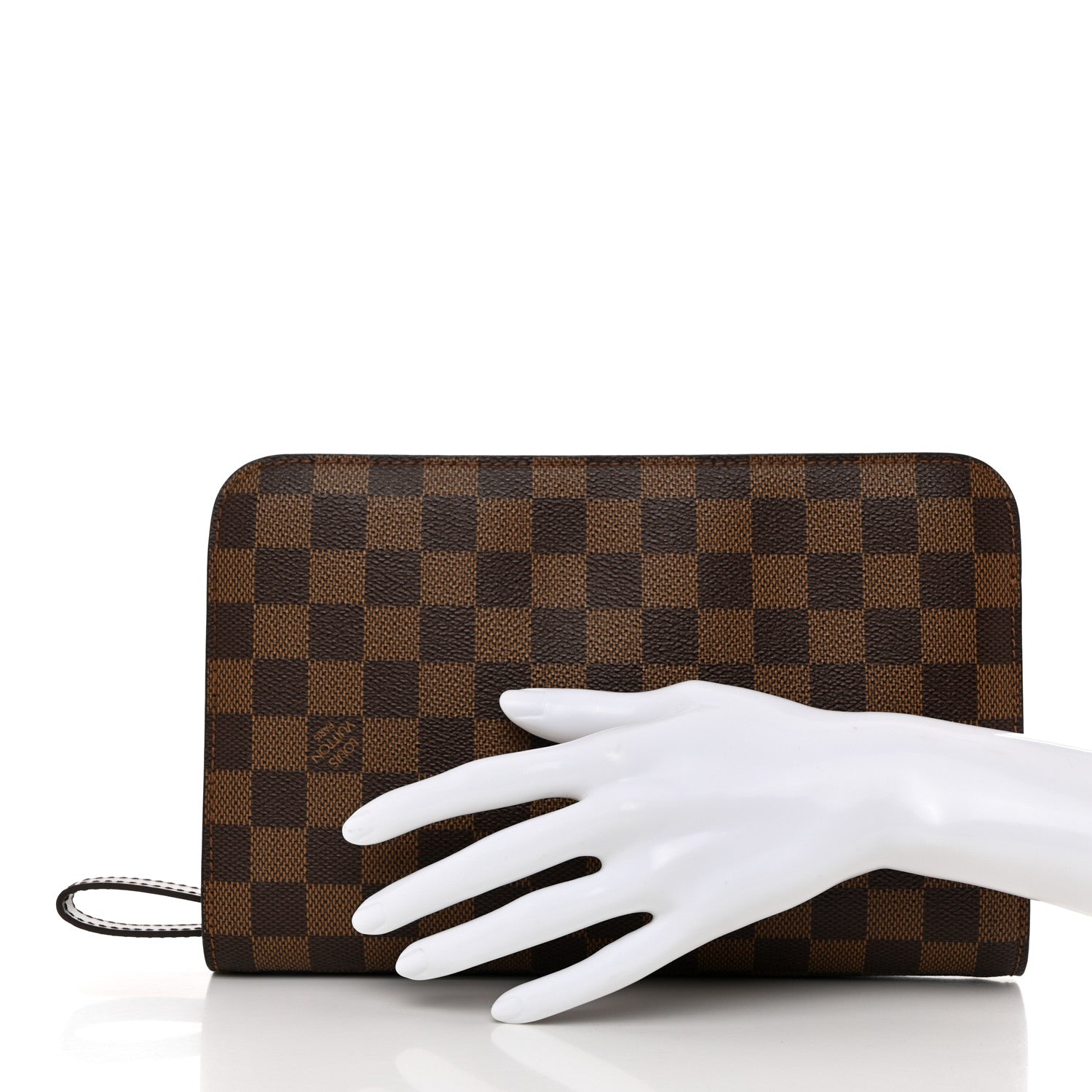 Louis Vuitton Damier Ebene Pochette Saint Louis Clutch 2 of 8