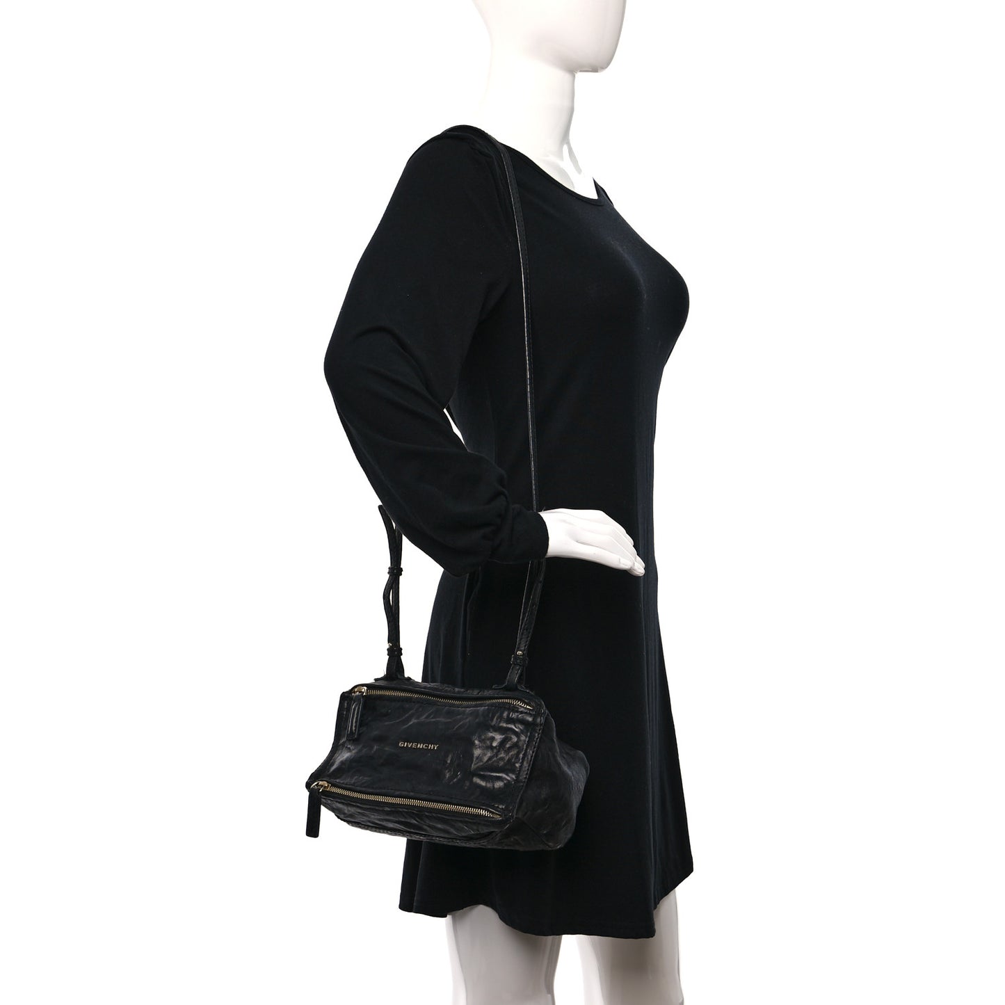 Tumbled Sheepskin Mini Pandora Black