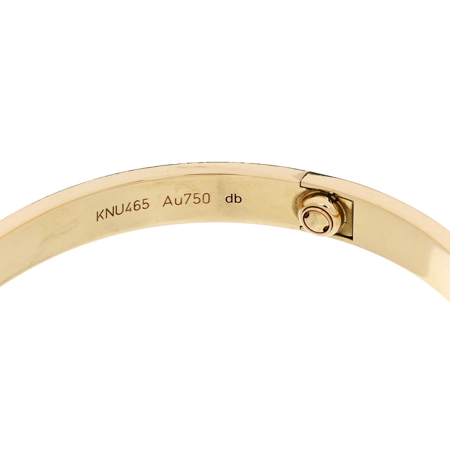 18K Yellow Gold LOVE Bracelet 19