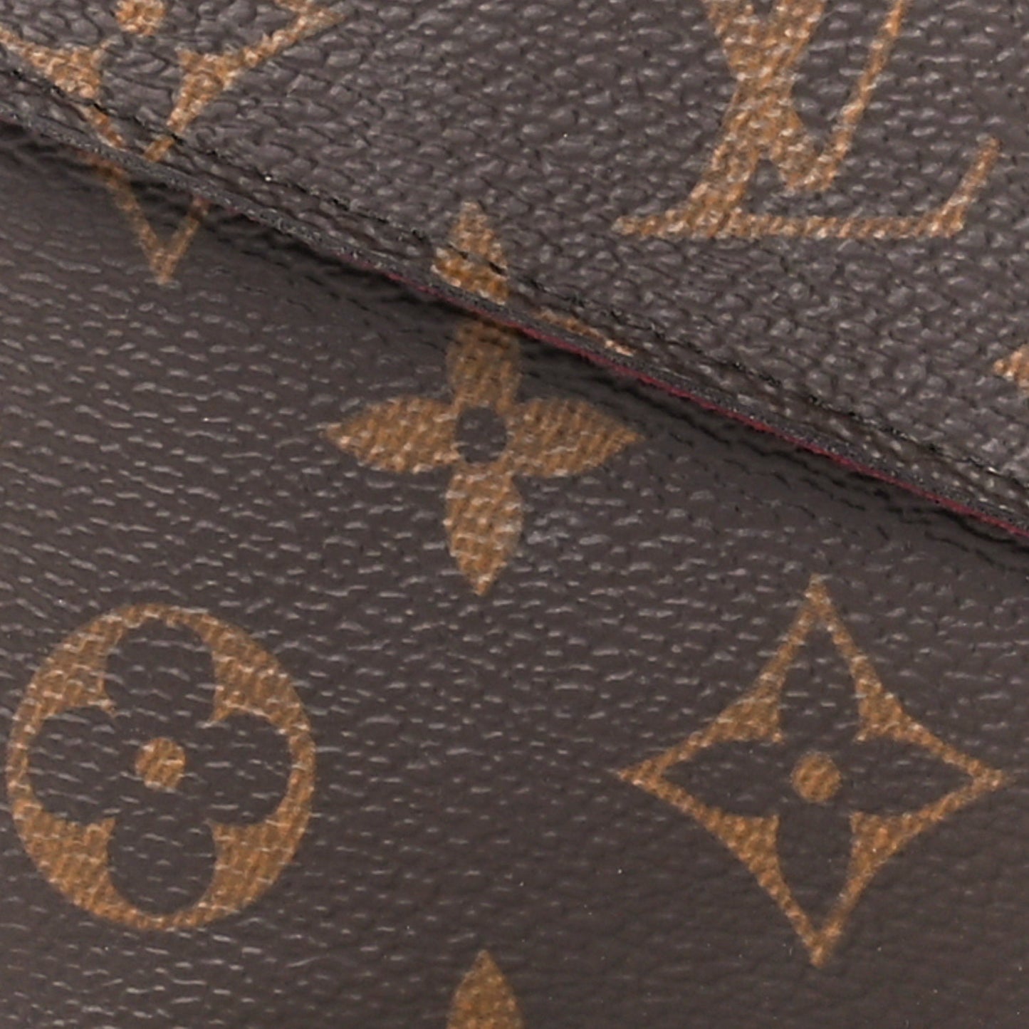 Monogram Pochette Felicie Chain Wallet Fuchsia