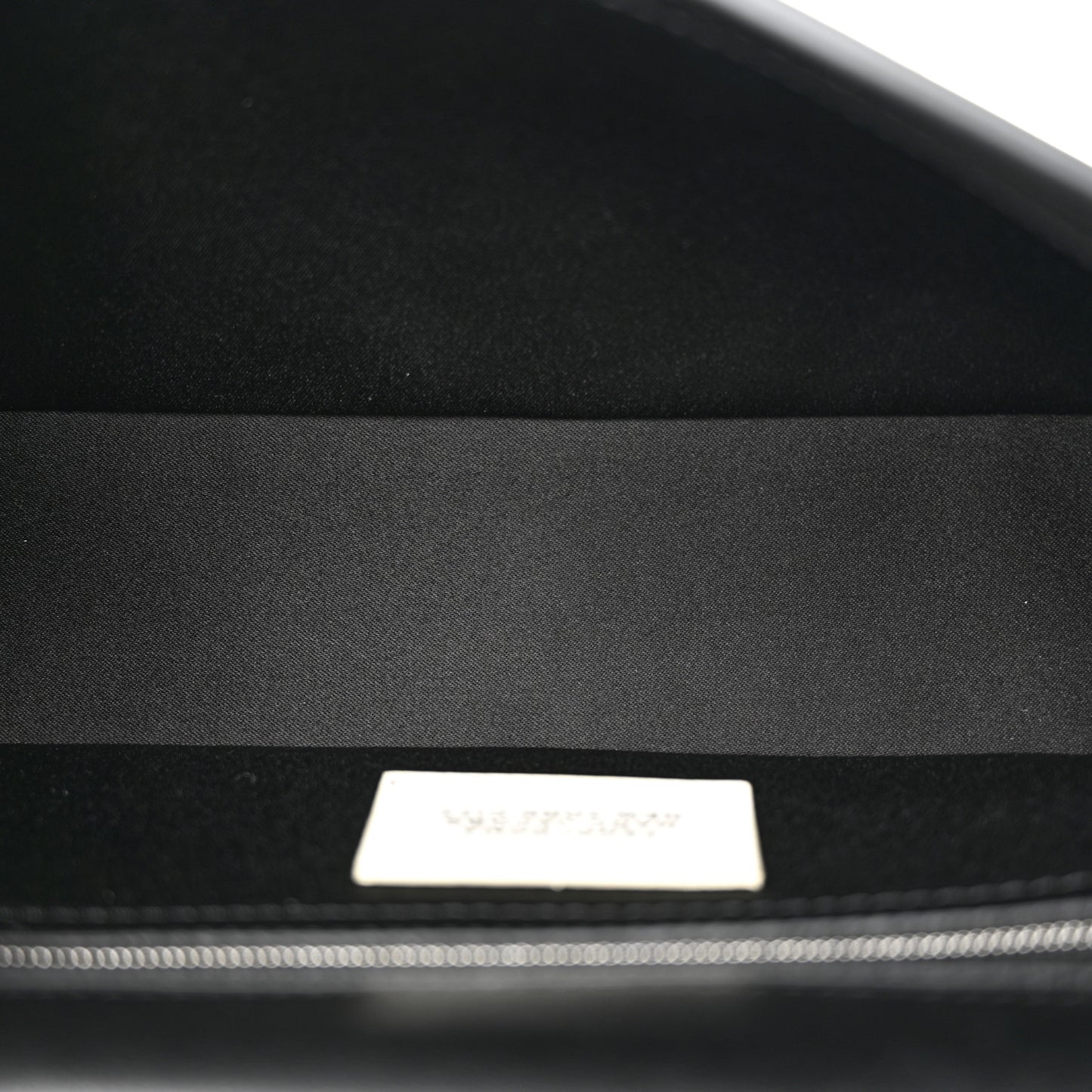 X MARC JACOBS Nappa Logo Medium Baguette Black