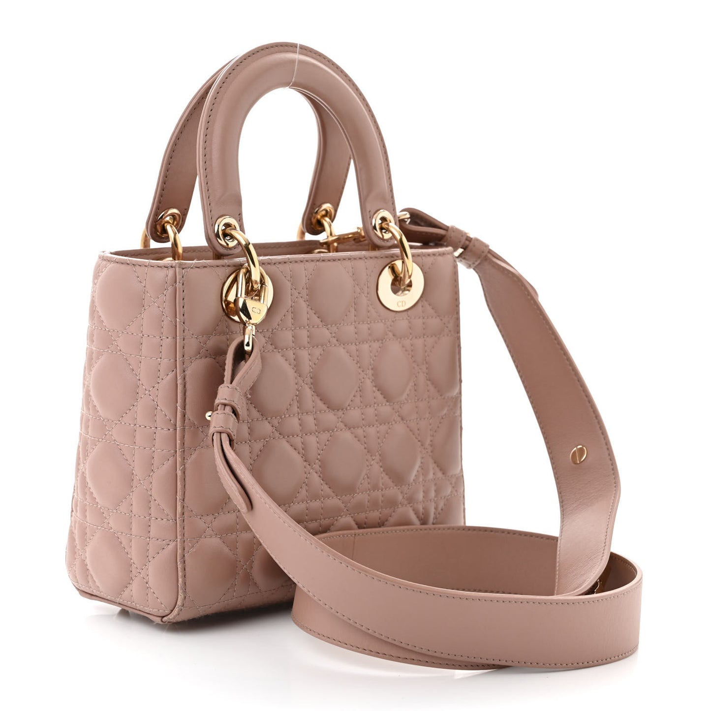 Lambskin Cannage Small My ABCDior Lady Dior Blush