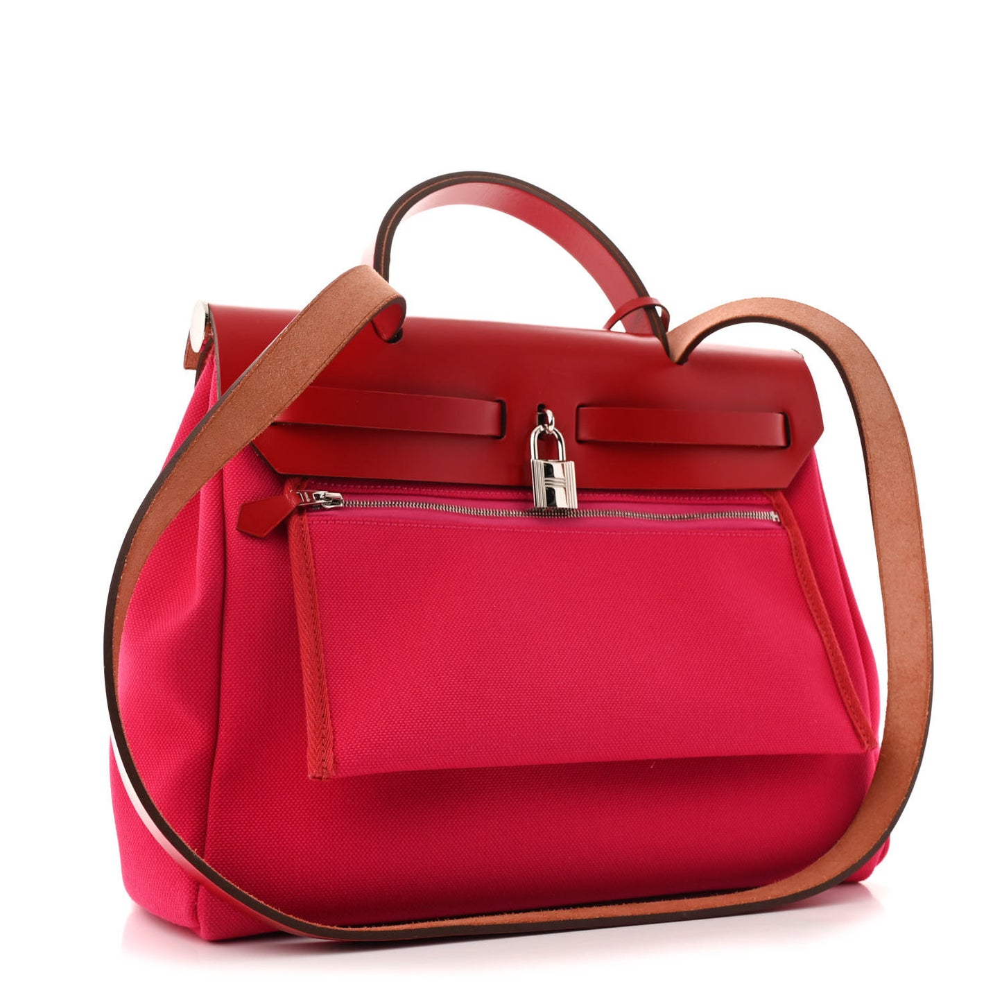 Military Toile Vache Hunter Herbag Zip PM 31 Rose Mexico Rouge Piment