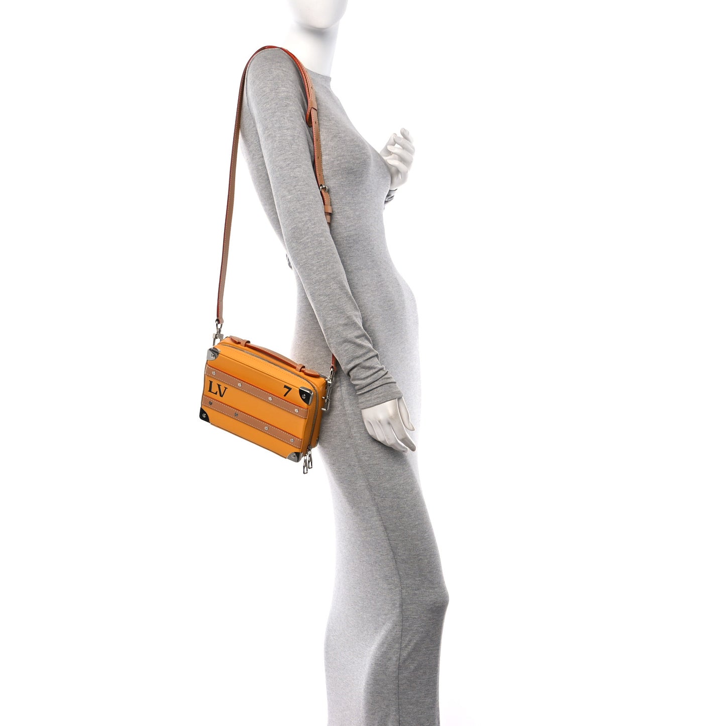 Calfskin Soft Trunk Saffron