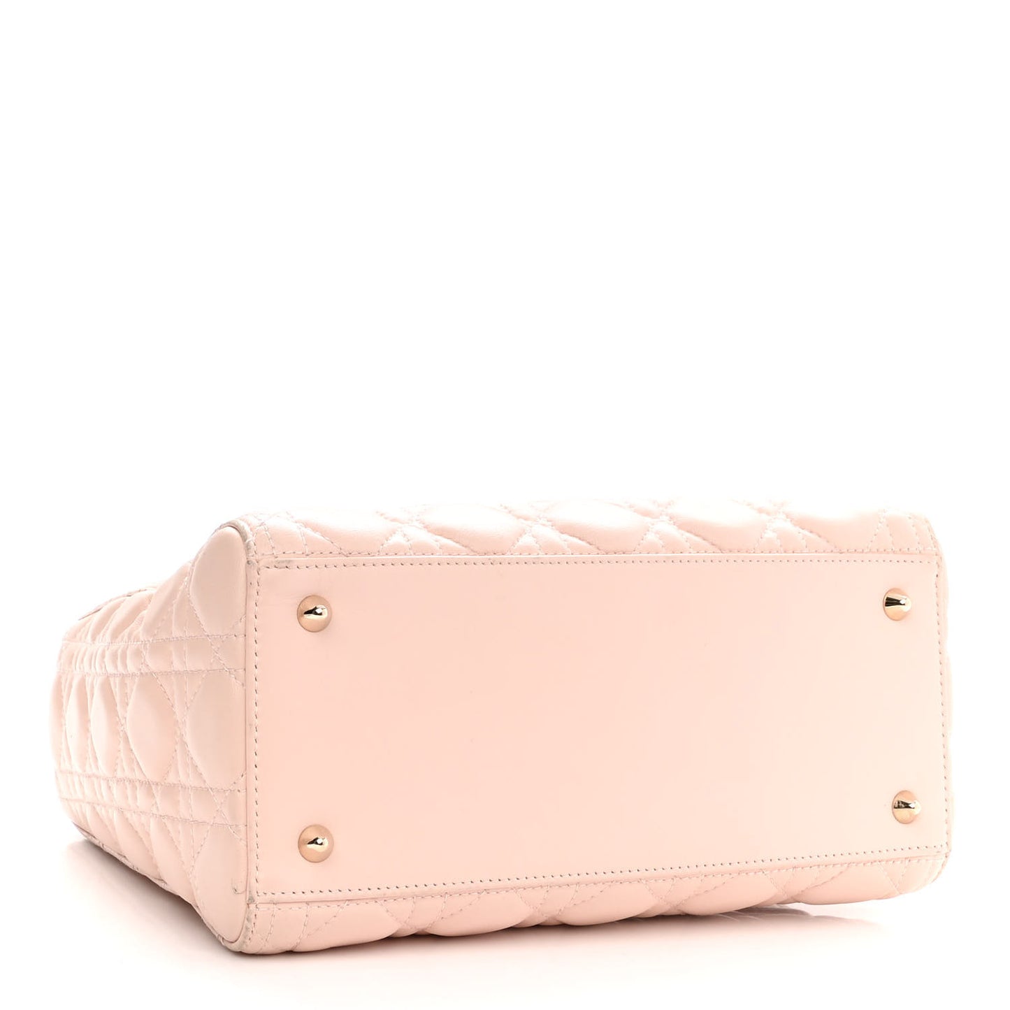 Lambskin Cannage Medium Lady Dior Light Pink