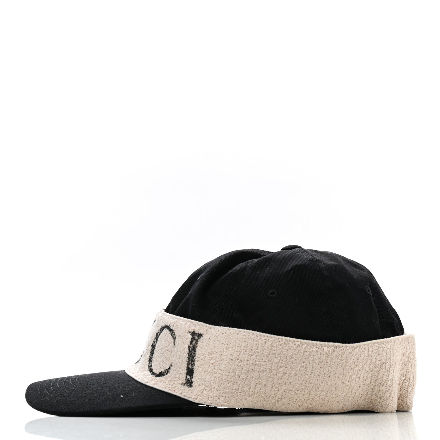 Gabardine Gucci Headband Baseball Hat M Black