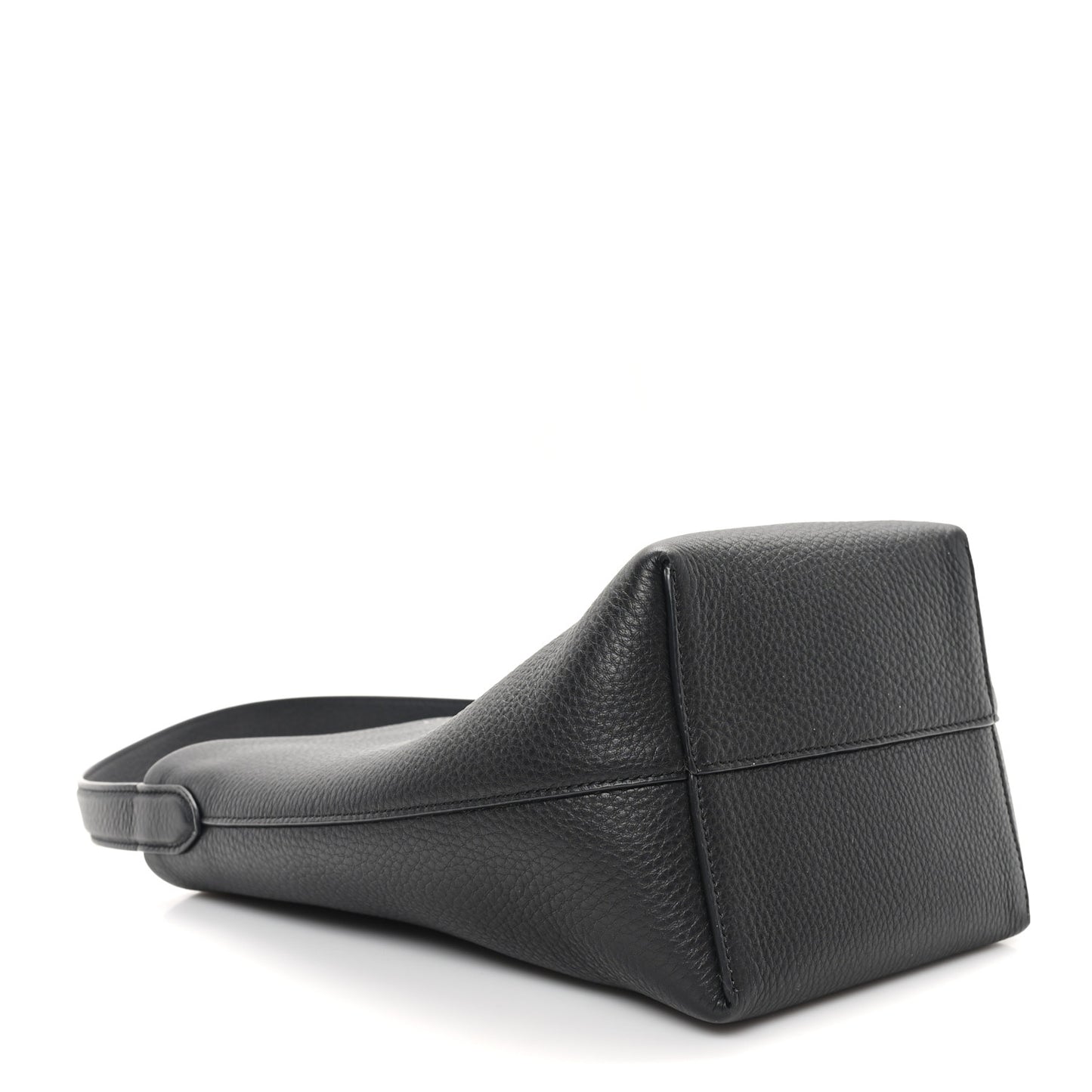 Grained Calfskin Small N/S Park Tote Black