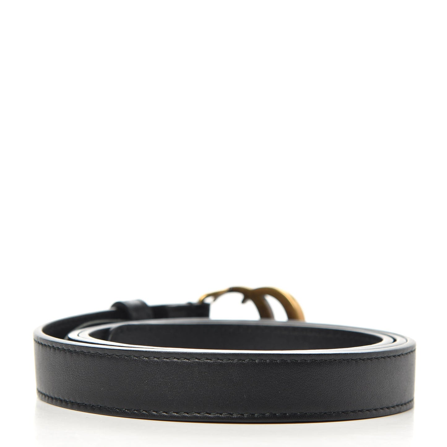 Calfskin Double G 20mm Belt 90 36 Black