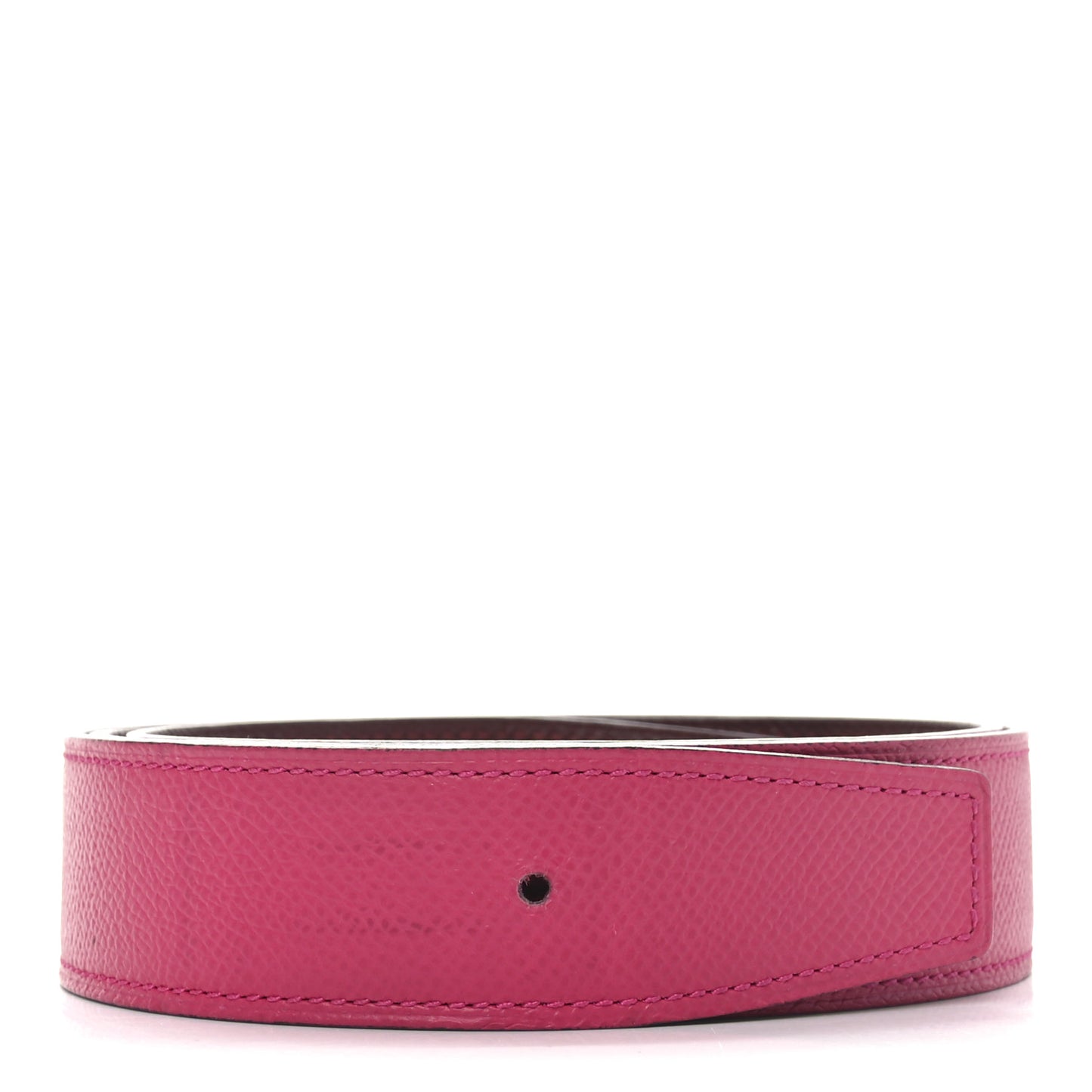 Epsom 32mm Belt Strap 85 Rose Tyrien Rouge H