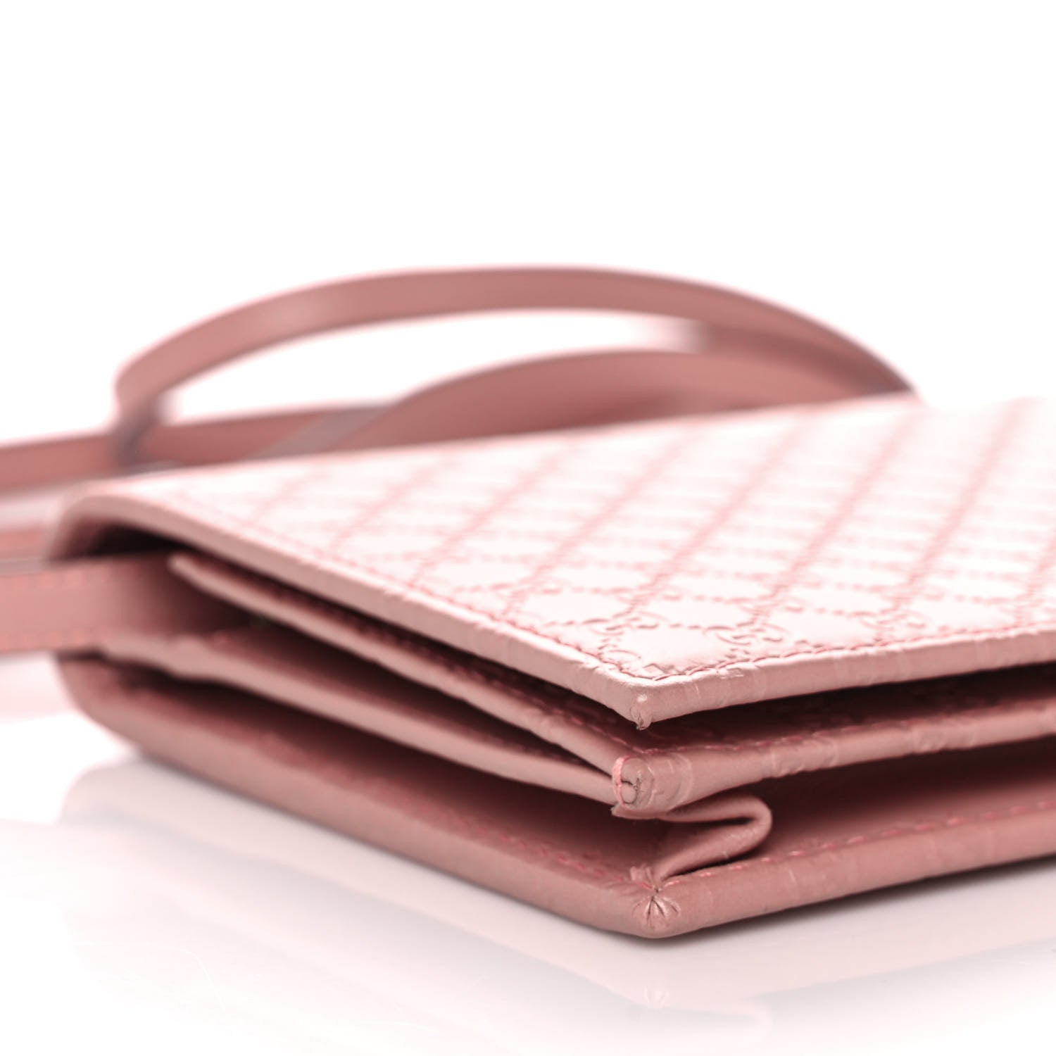 Gucci Microguccissima Crossbody Wallet Soft Pink 9 of 10