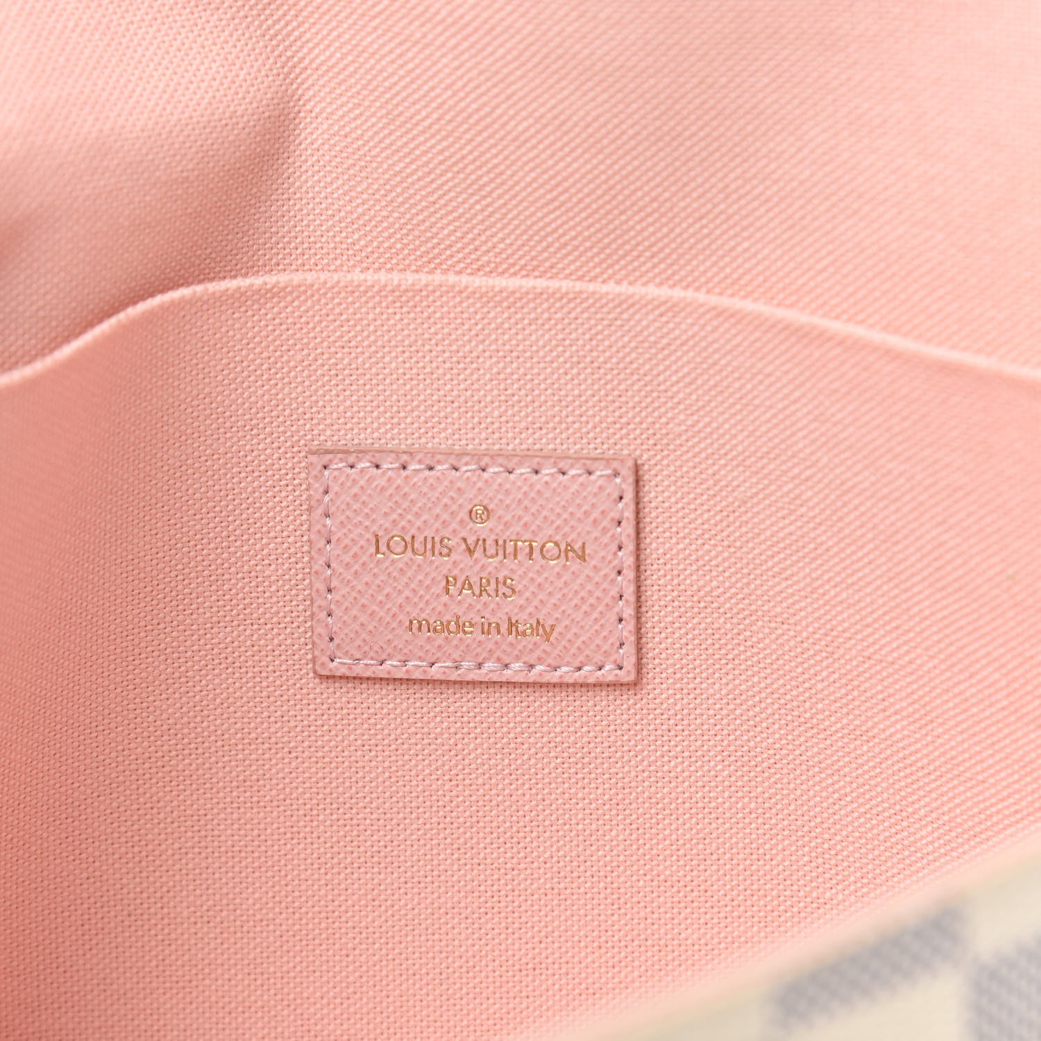 Louis Vuitton Damier Azur Pochette Felicie Chain Wallet Rose Ballerine 6 of 9