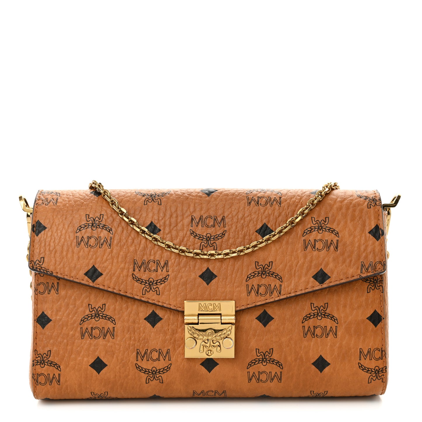 Visetos Millie Wallet On Chain Cognac