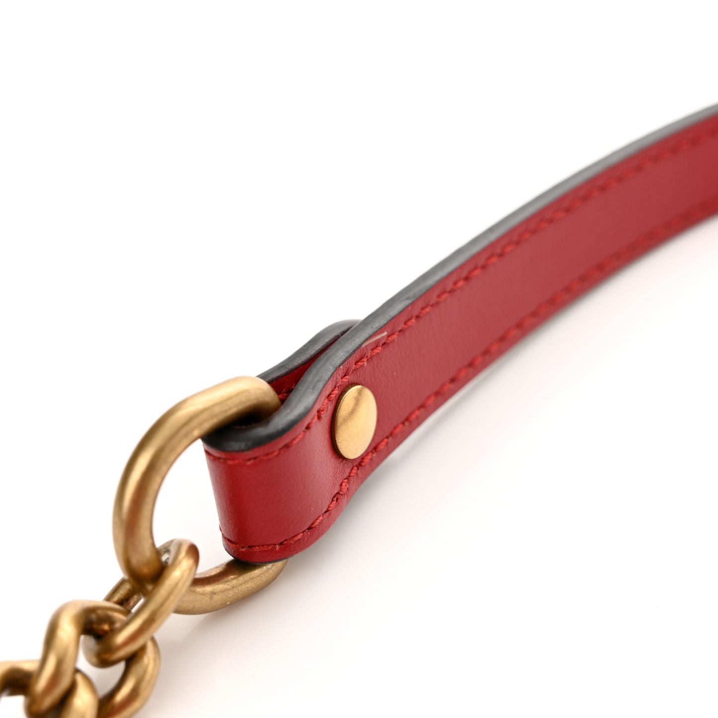Calfskin Matelasse Mini GG Marmont Top Handle Shoulder Bag Hibiscus Red