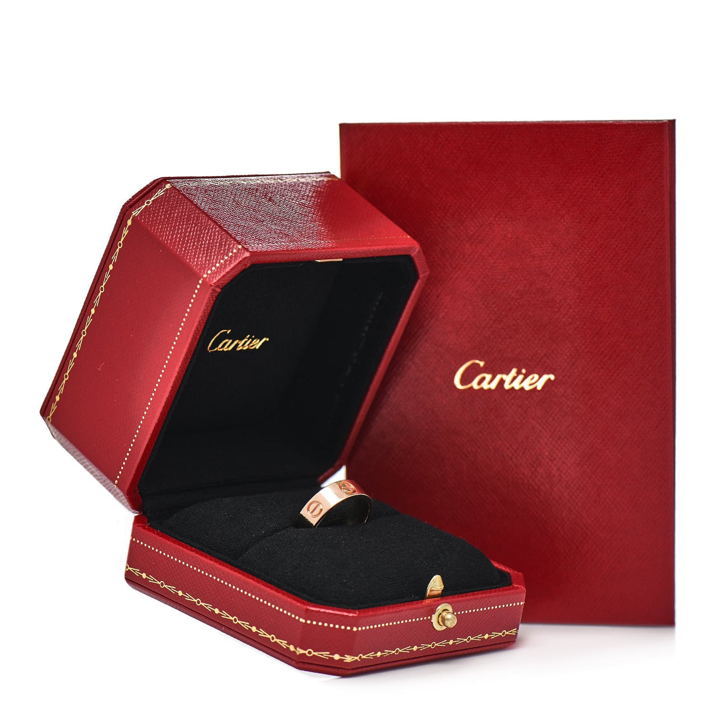 18K Pink Gold 5.5mm LOVE Ring 52 6
