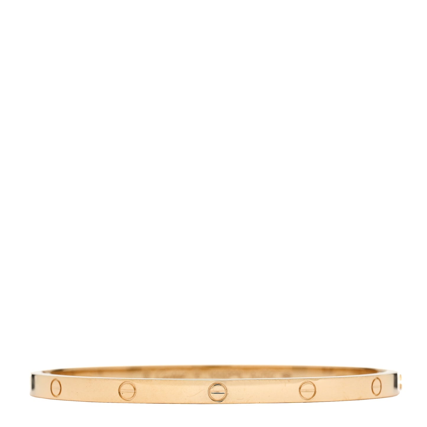 18K Yellow Gold Small LOVE Bracelet 16