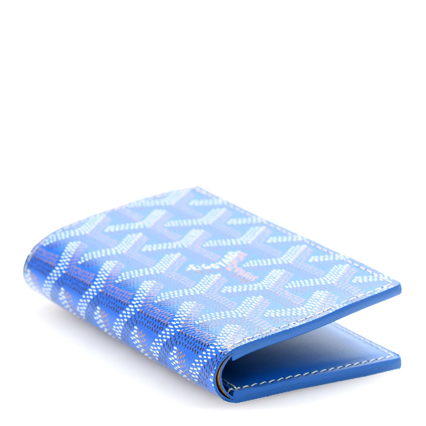 Goyardine Saint Pierre Card Holder Blue