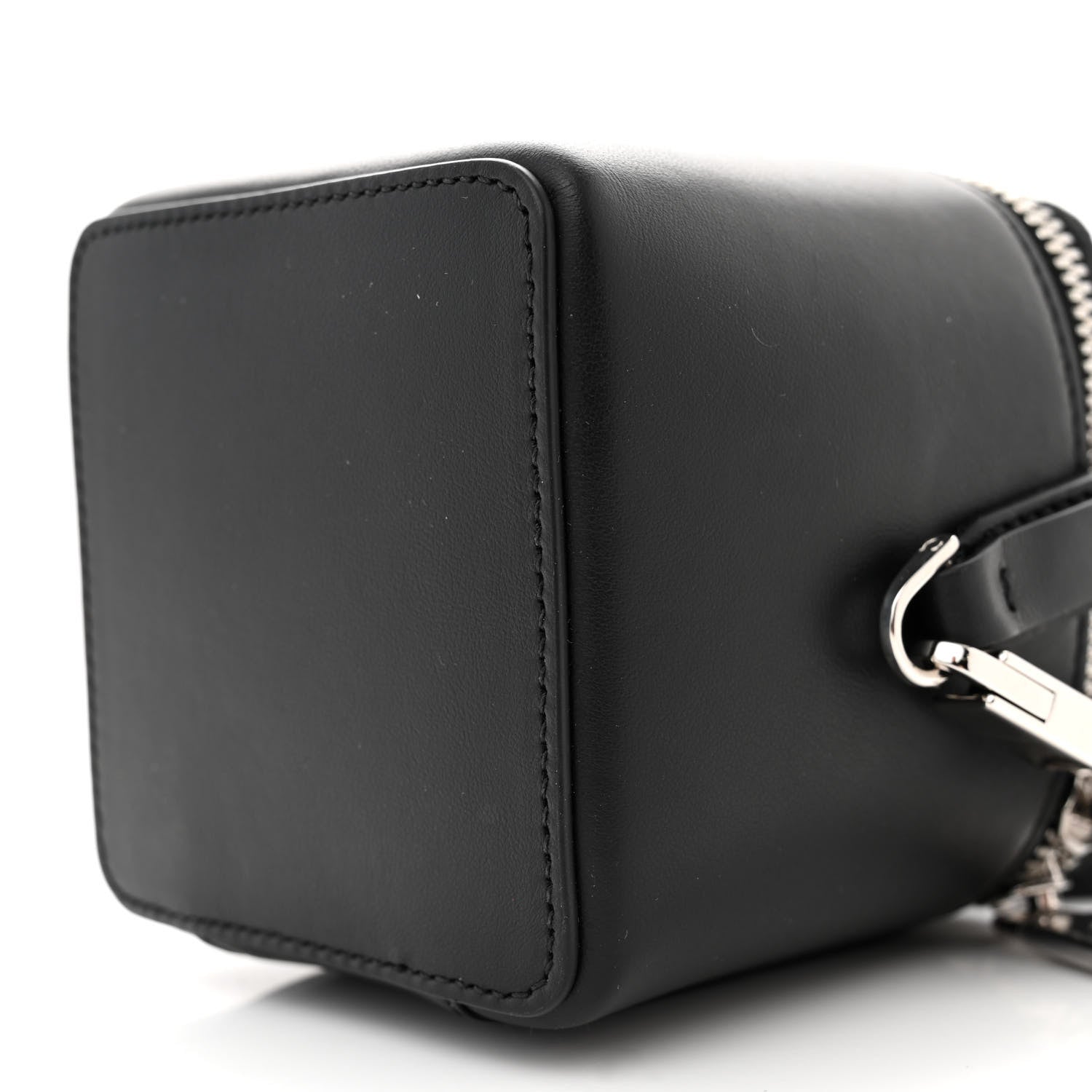 Salvatore Ferragamo Calfskin Micro Vanity Bag Black 9 of 11