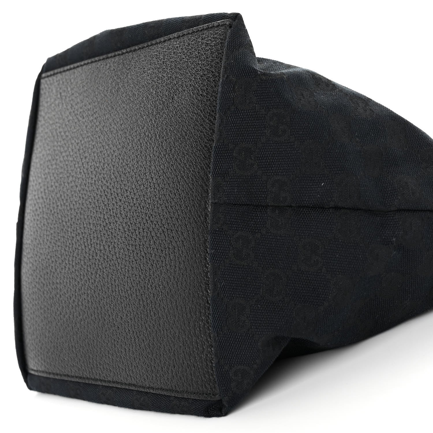 Gucci GG Monogram Small Web Handle Bucket Tote Black 10 of 10