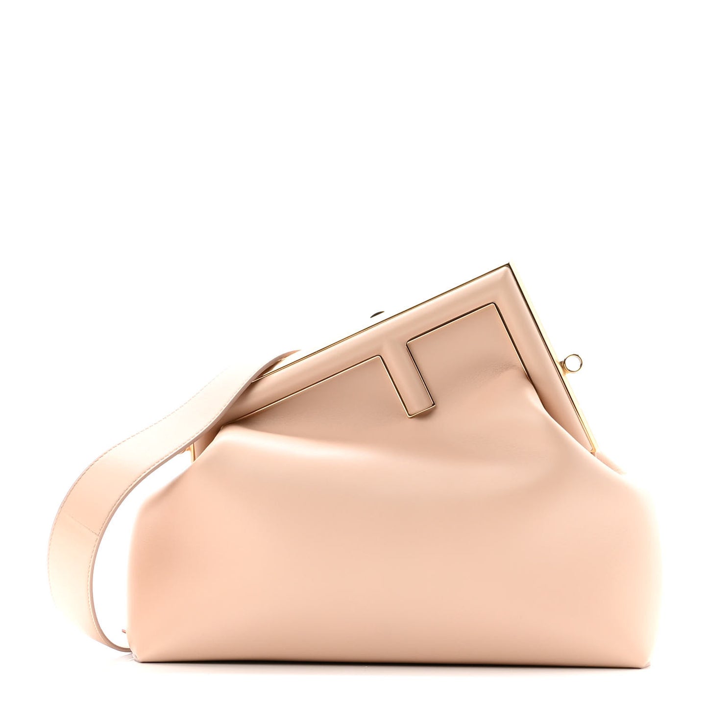 Shiny Nappa Medium Fendi First Poudre