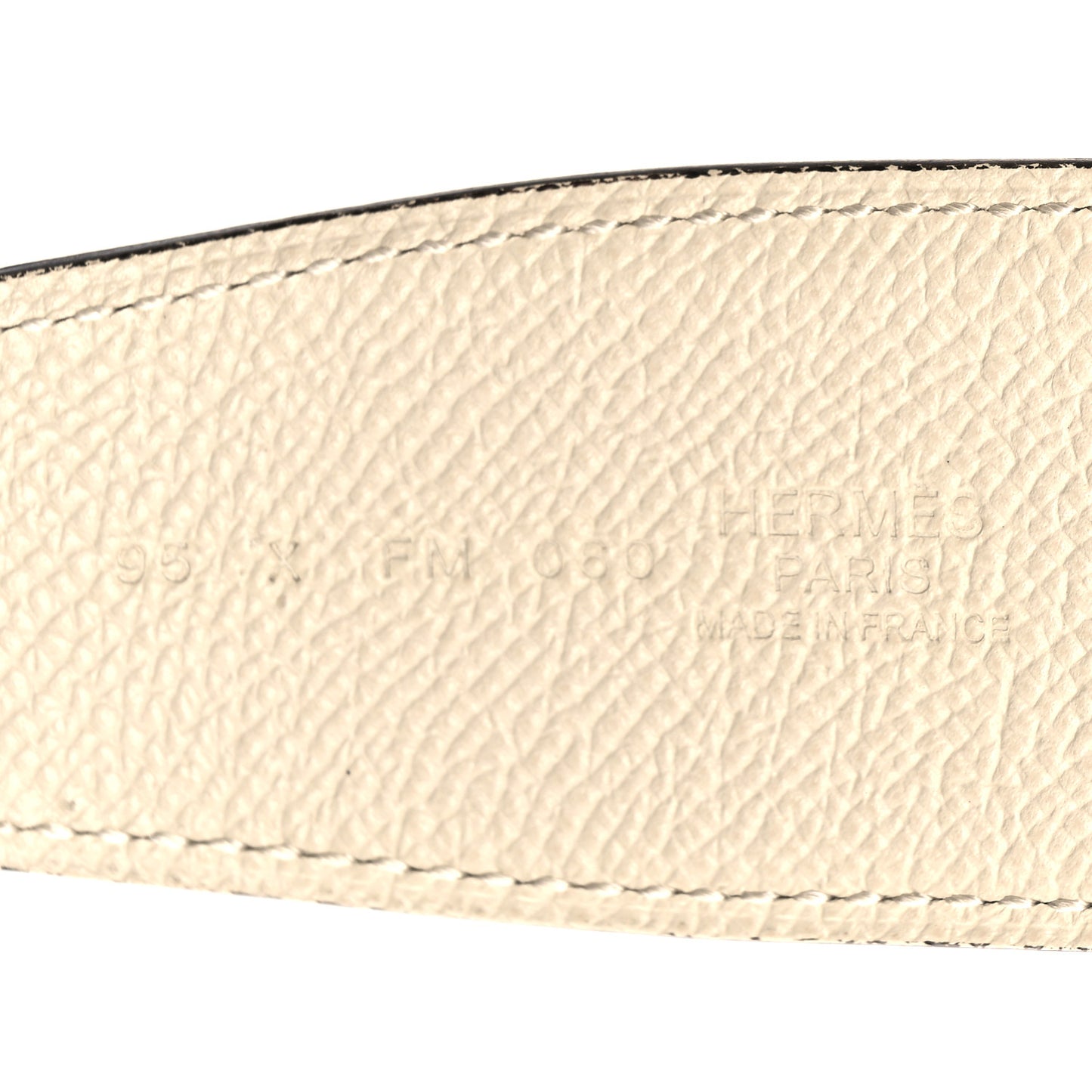 Epsom 24mm Constance Belt 95 Gold Craie