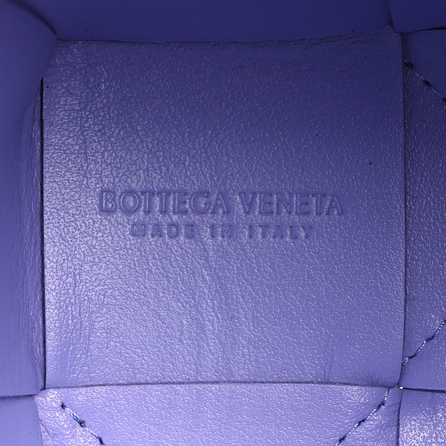 Nappa Maxi Intrecciato Mini Cassette Bucket Bag Wisteria