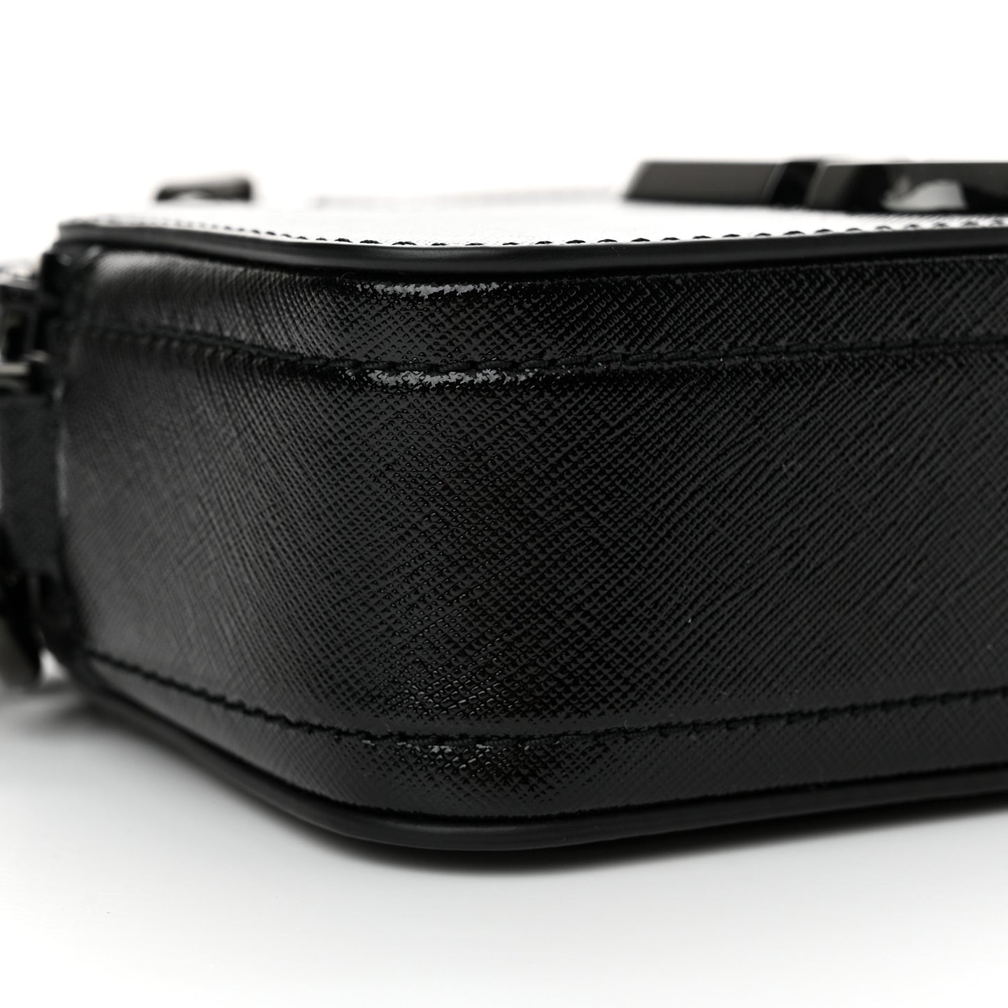 Saffiano Snapshot Camera Bag Black