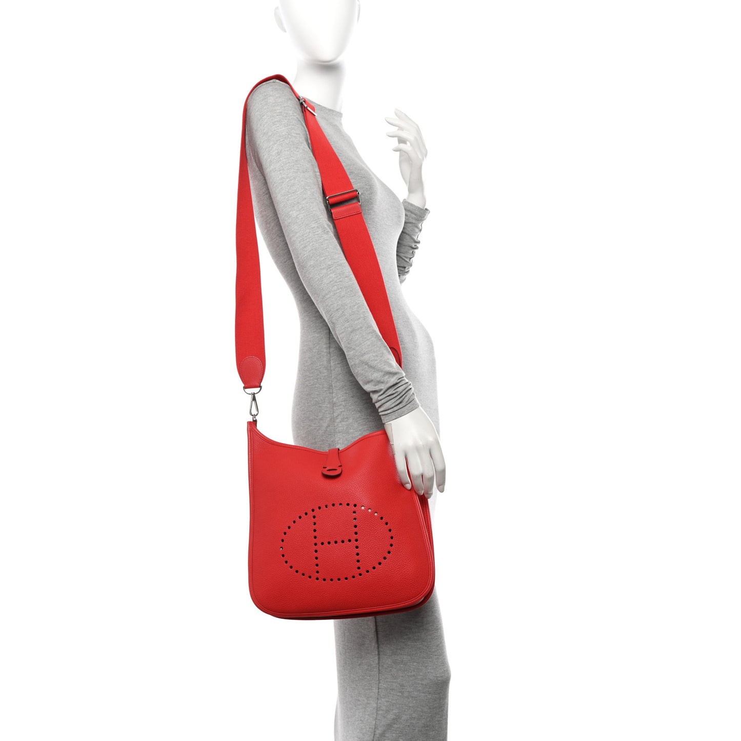Taurillon Clemence EVELYNE III PM Rouge de Coeur