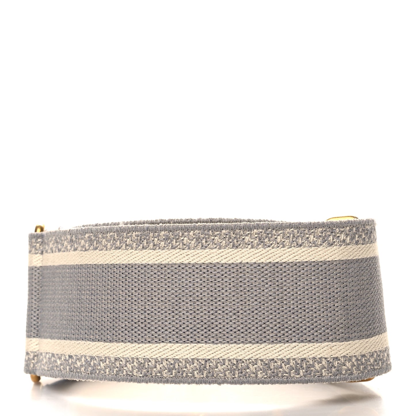 Canvas Embroidered Shoulder Strap Grey