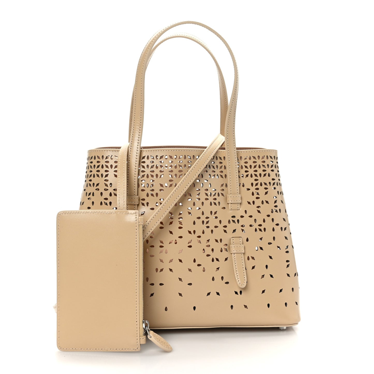 Palmelatto Calfskin Fiori Degrade Mina 25 Bag Sable