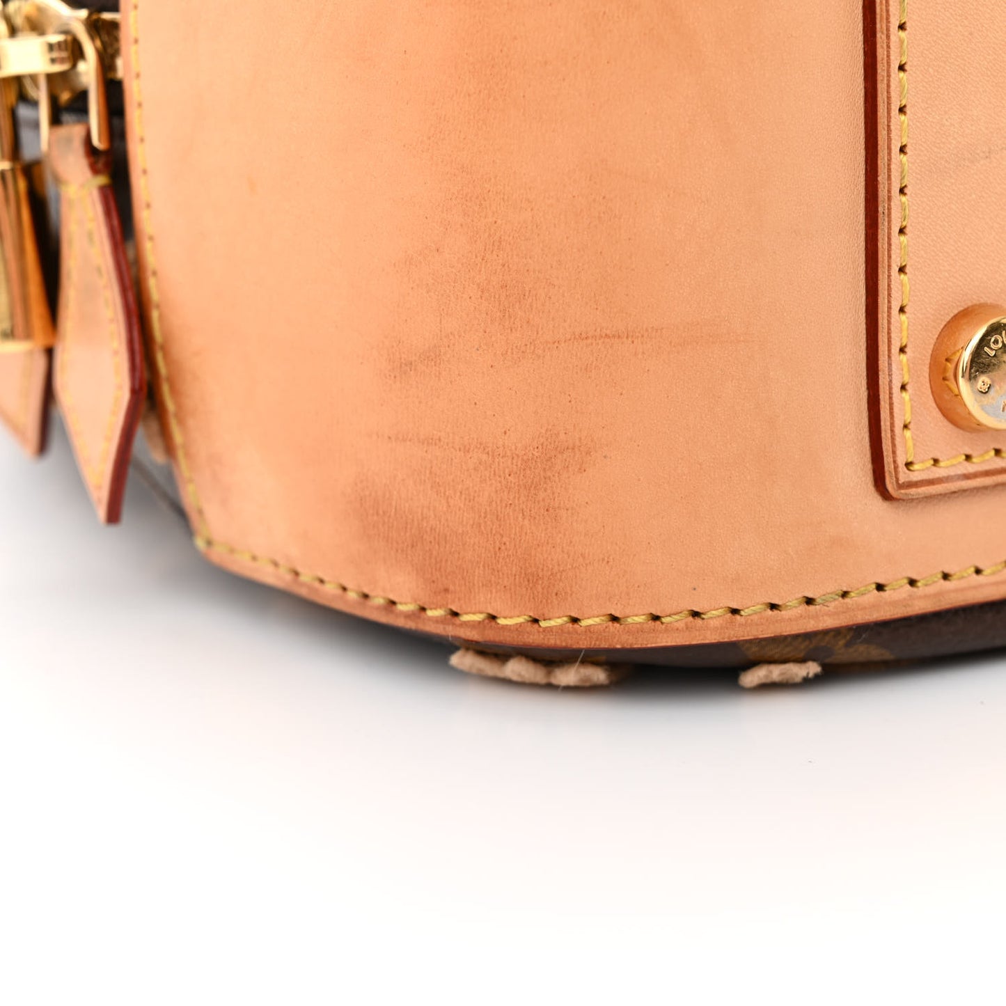 Monogram Tuffetage Deauville Cube Caramel