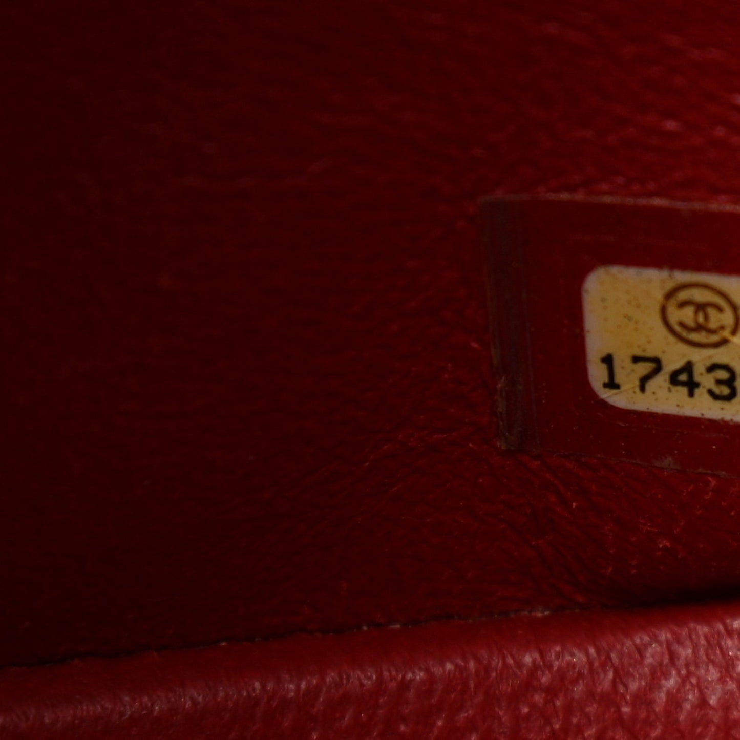 Lambskin Quilted Jumbo Double Flap Red