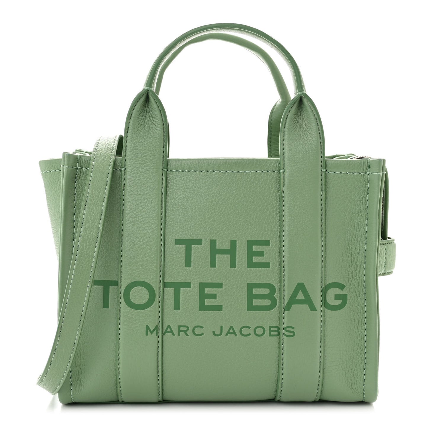 Grained Calfskin Small The Tote Bag Aspen Green