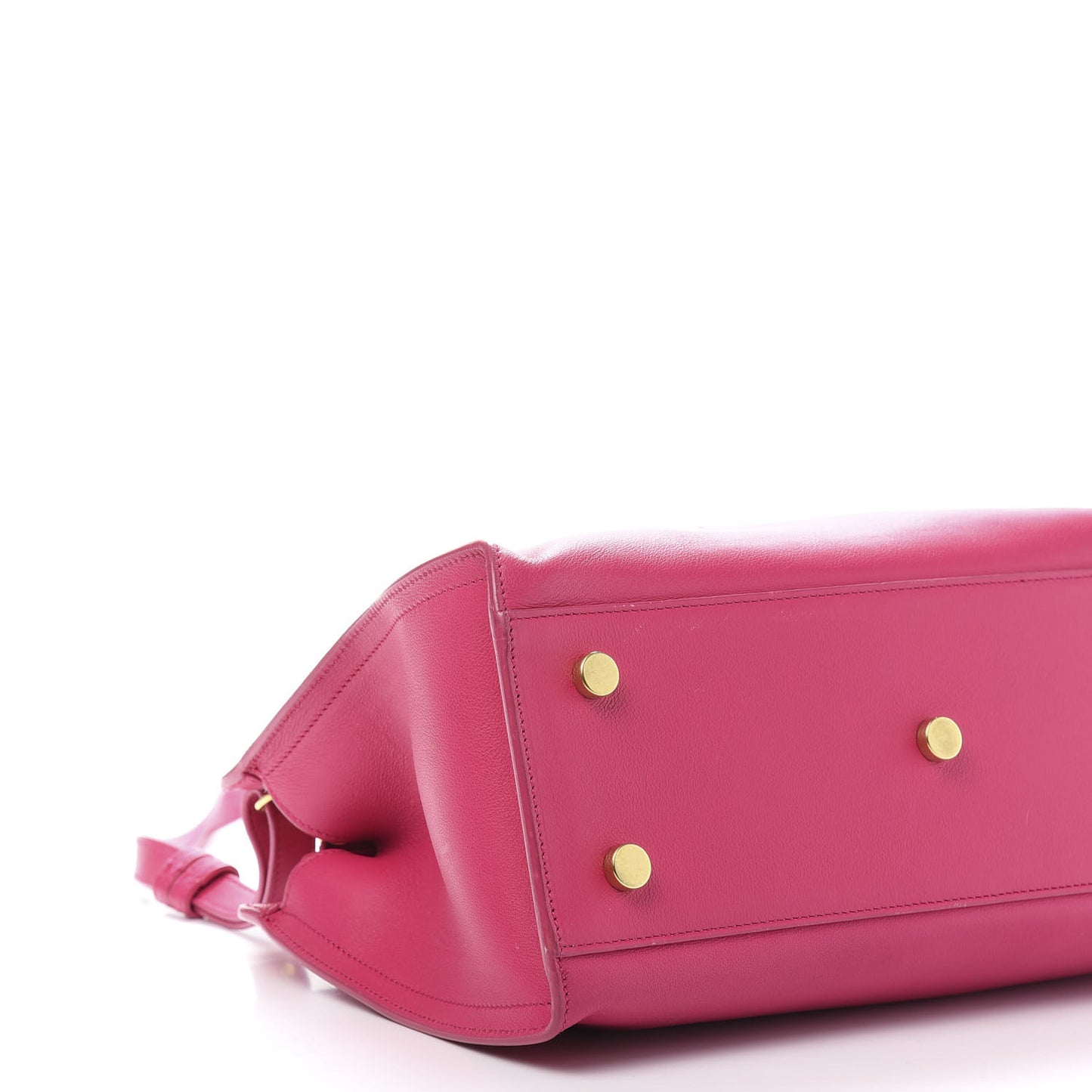 Calfskin Monogram Baby Cabas Fuchsia