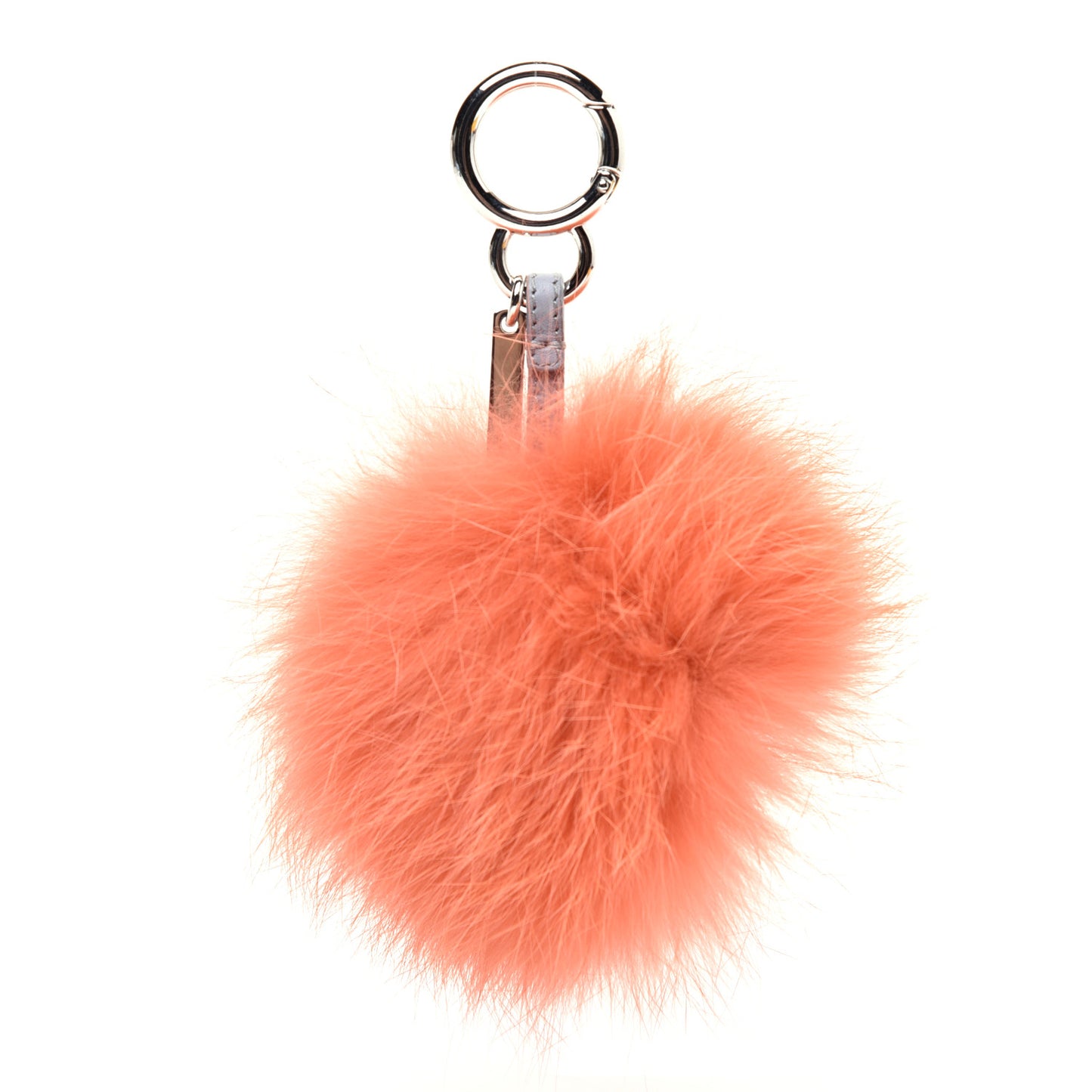 Fox Mink Rabbit Fur Vitello Dolce Mini Monster Bag Bug Charm Flamingo Multicolor
