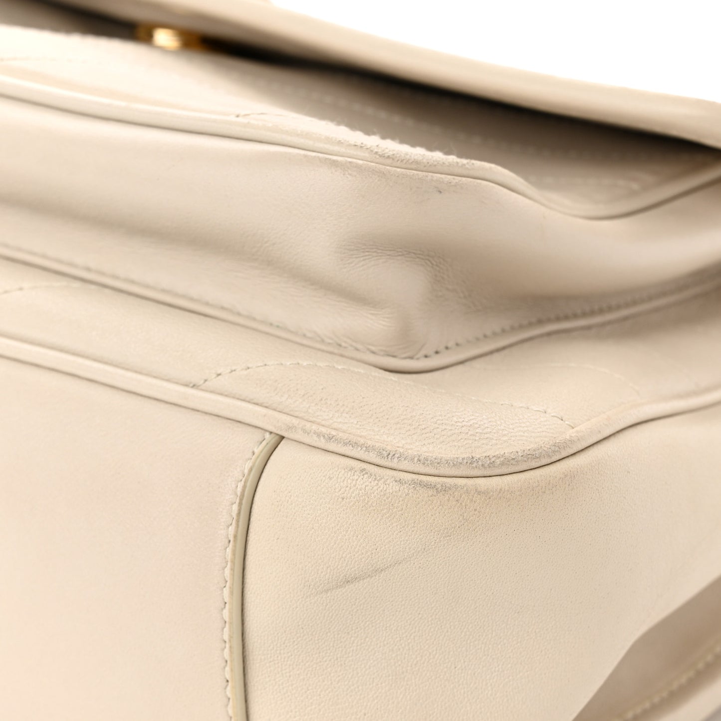 Lambskin Matelasse Monogram Medium Niki Chain Satchel Nude Powder