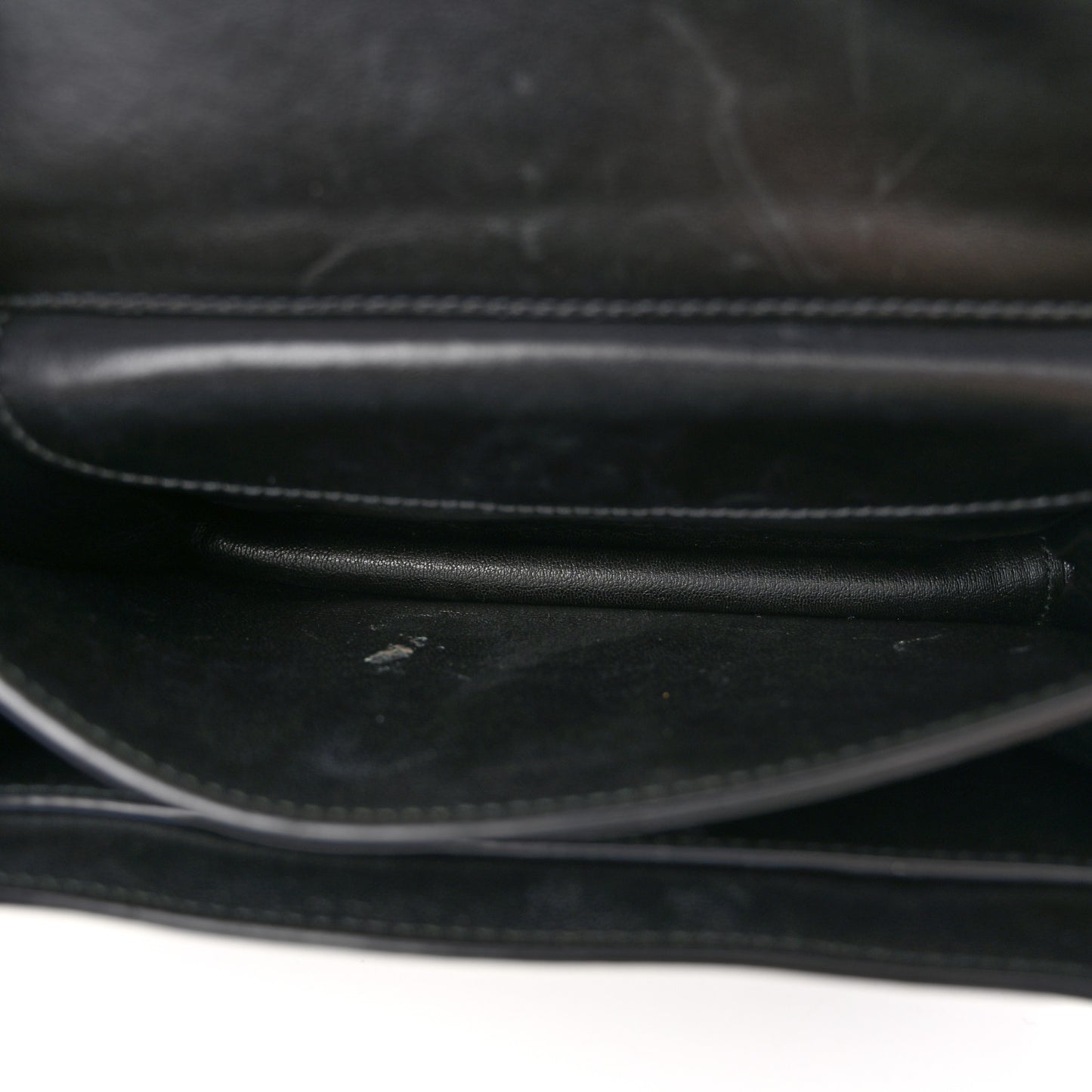 City Calf Saffiano Cahier Bag Black