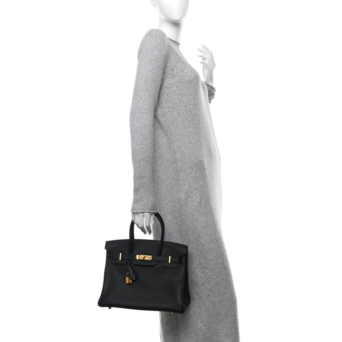 Togo Birkin 30 Black