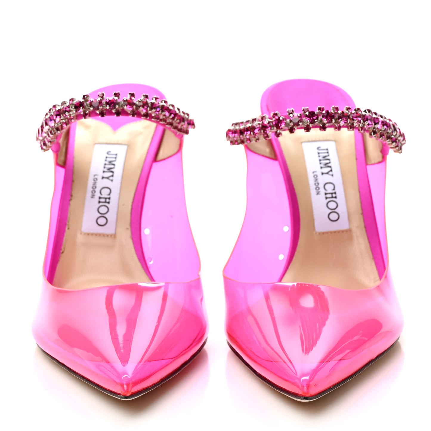 Plexi Crystal Bing 100 Pumps 41 Hot Pink