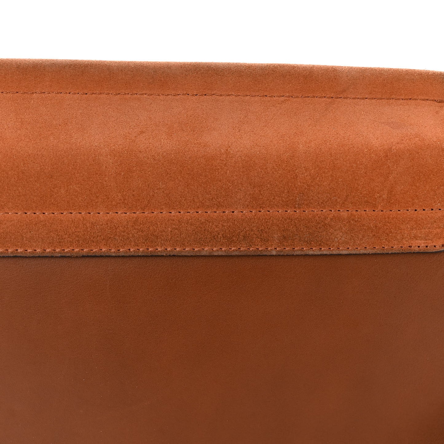 Suede Calfskin Medium Faye Shoulder Bag Tobacco
