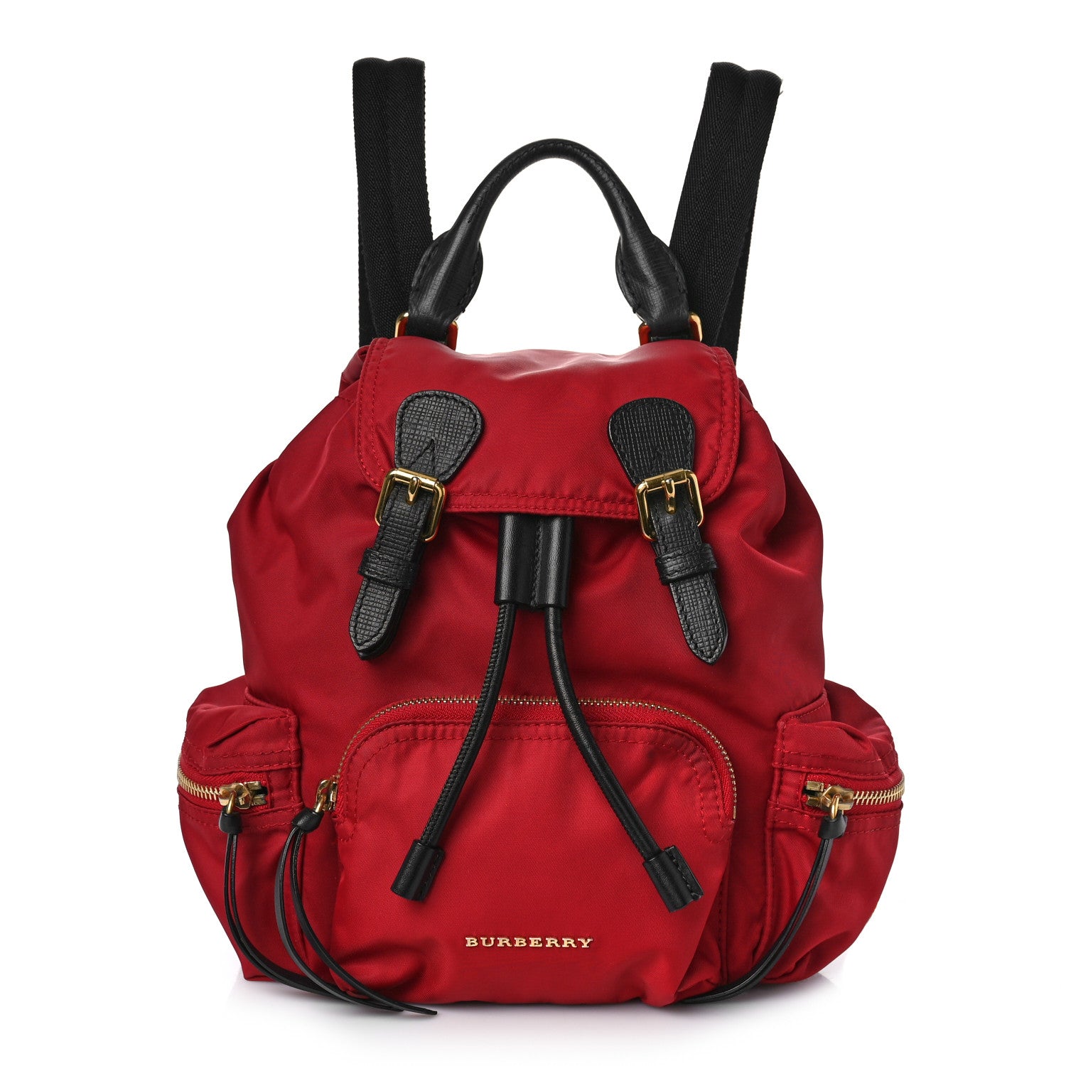 burberry mini backpack purse Burberry Nylon Small Rucksack Backpack Red 1251188 – FASHIONPHILE
