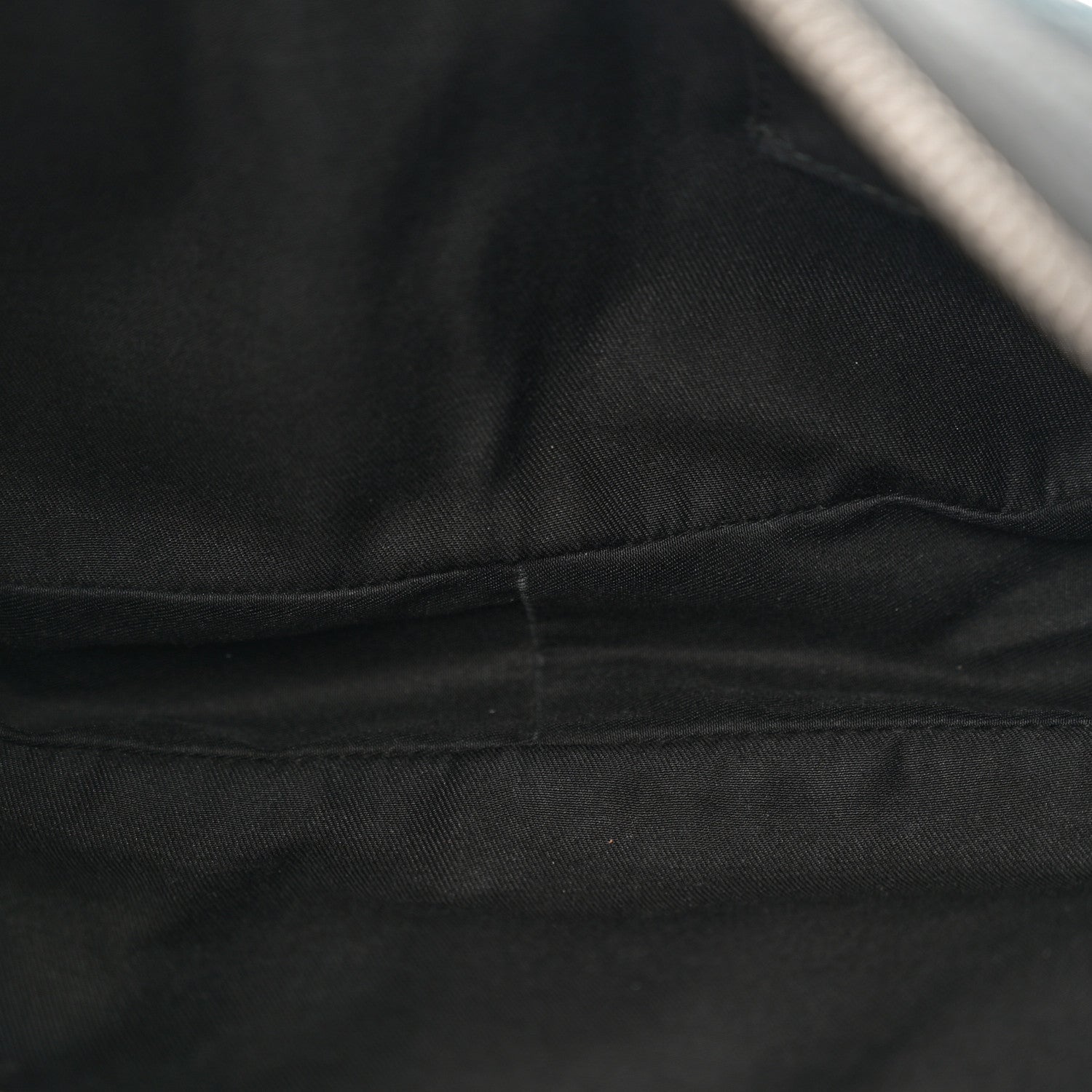 Gucci Monogram Medium Half Moon Hobo Black 5 of 12