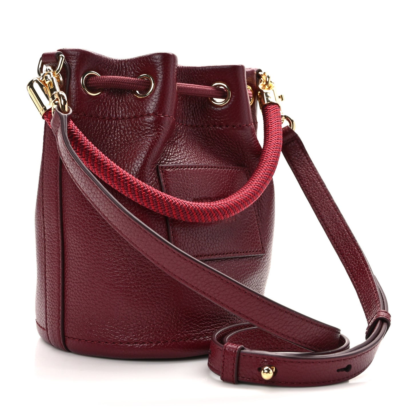 Grained Calfskin The Bucket Bag Chianti