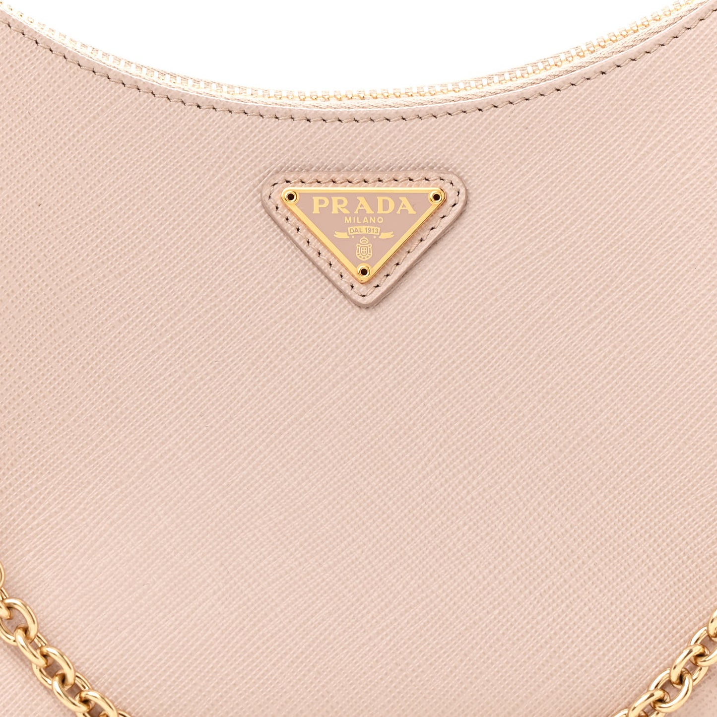Saffiano Re-Edition 2005 Shoulder Bag Cammeo Beige
