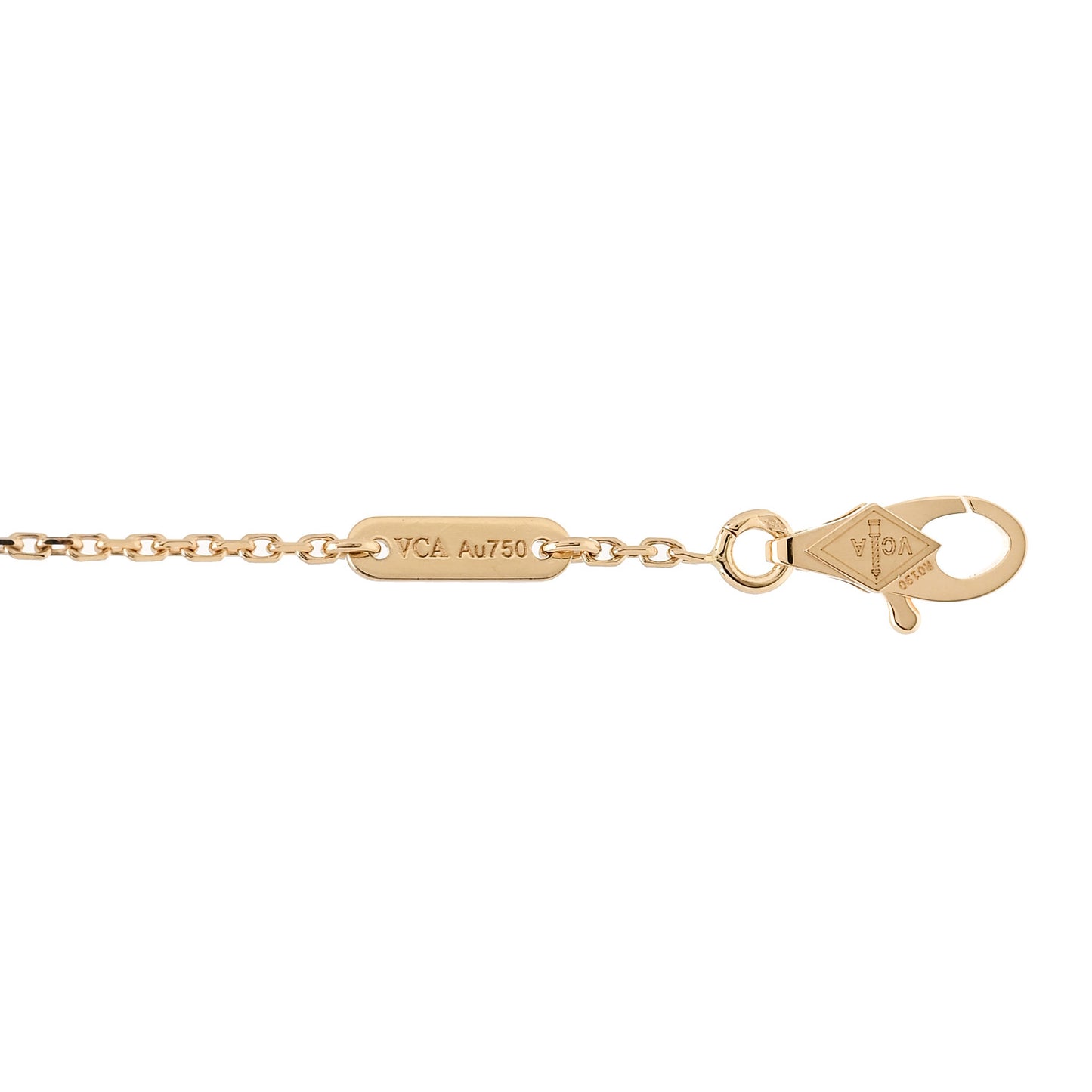 18K Yellow Gold Mother of Pearl Sweet Alhambra Butterfly Bracelet