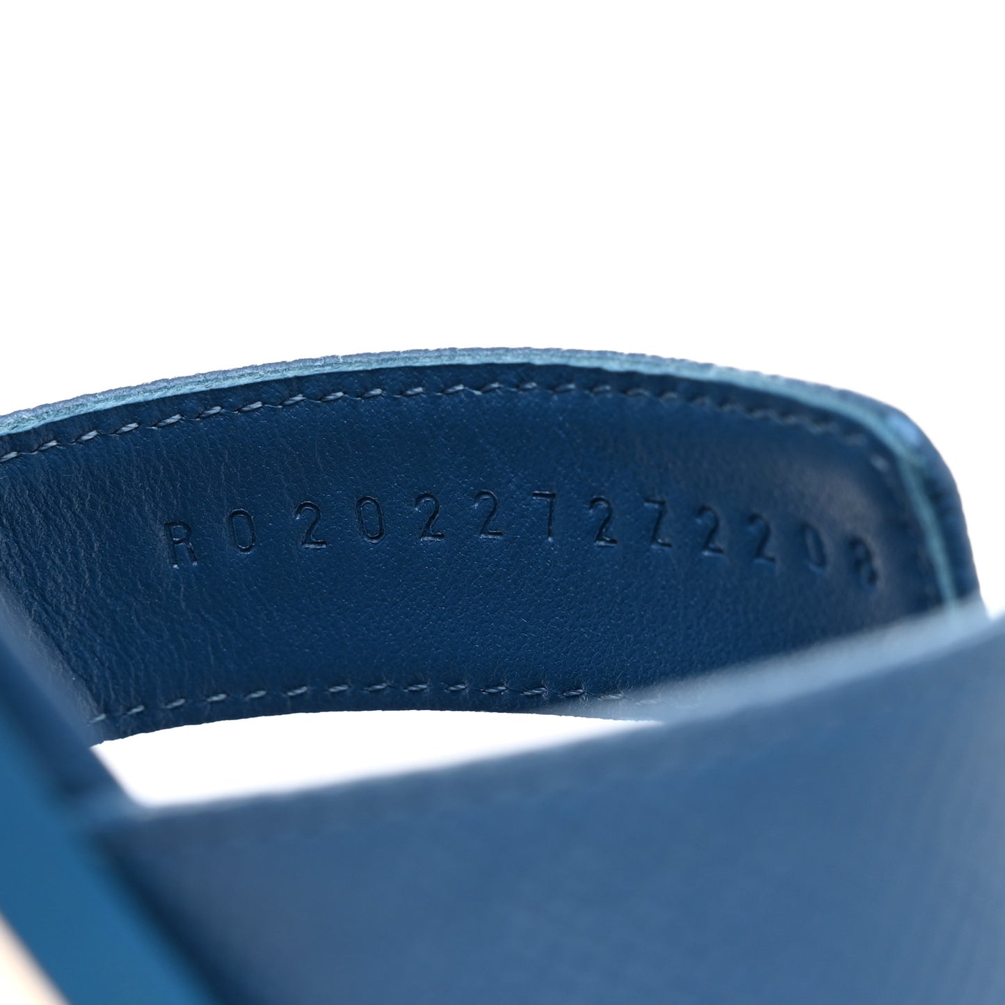 Epsom Oran Sandals 38.5 Bleu Bleuet