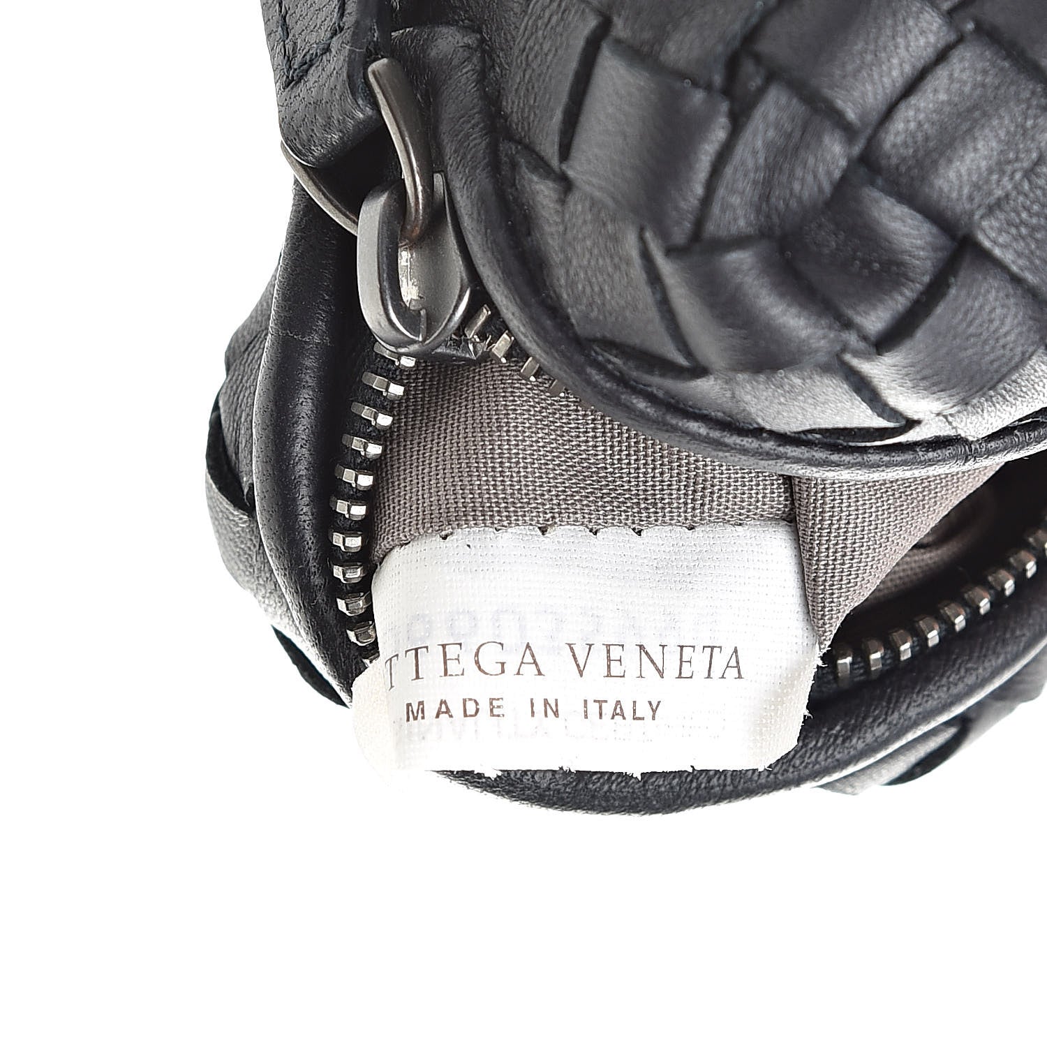Bottega Veneta Nappa Intrecciato Coin Pouch Key Ring Tourmaline 4 of 5