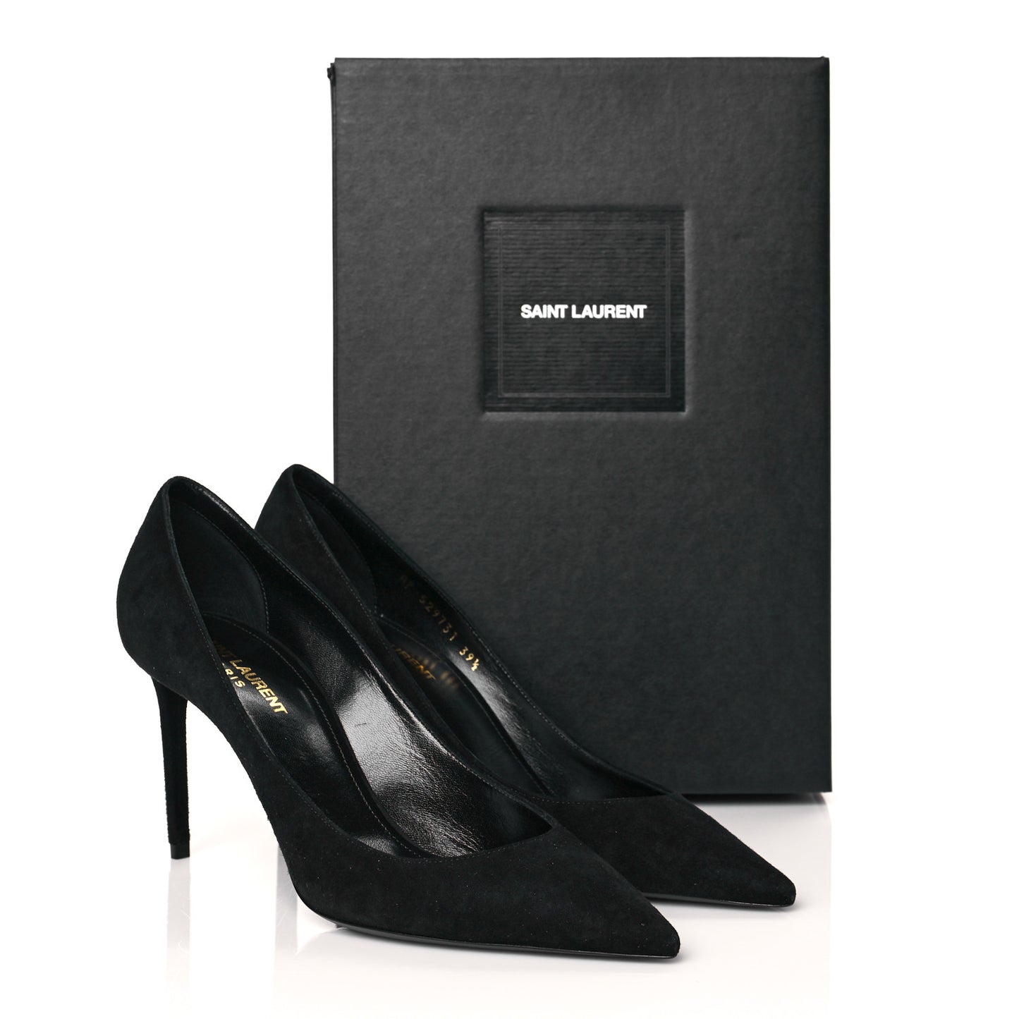 Suede Zoe 85 Pumps 39.5 Black