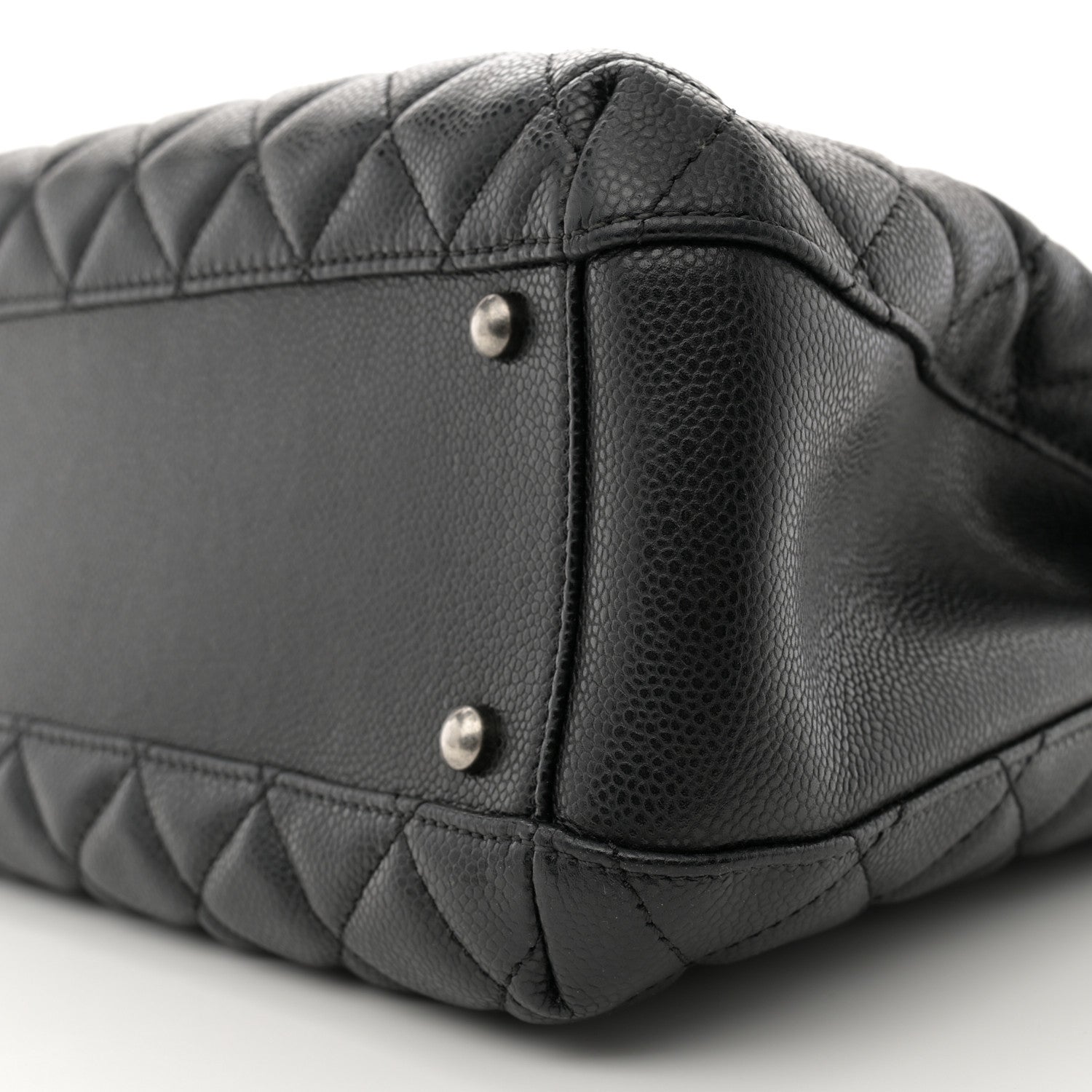 Chanel Caviar Quilted City Shopping Tote Black 10 of 13